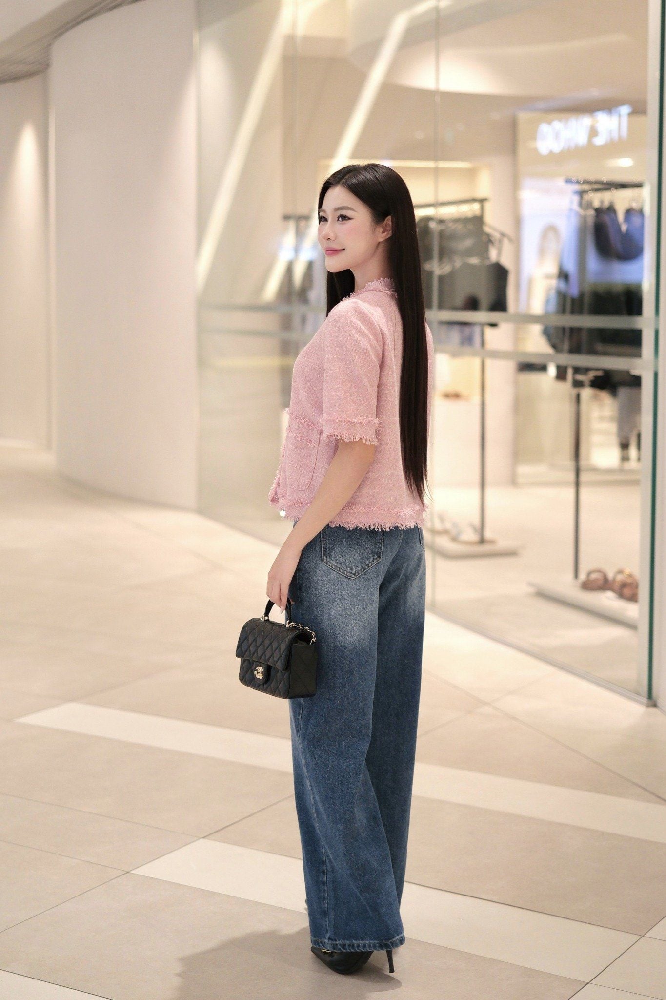 ÁO TWEED MỎNG AK63032