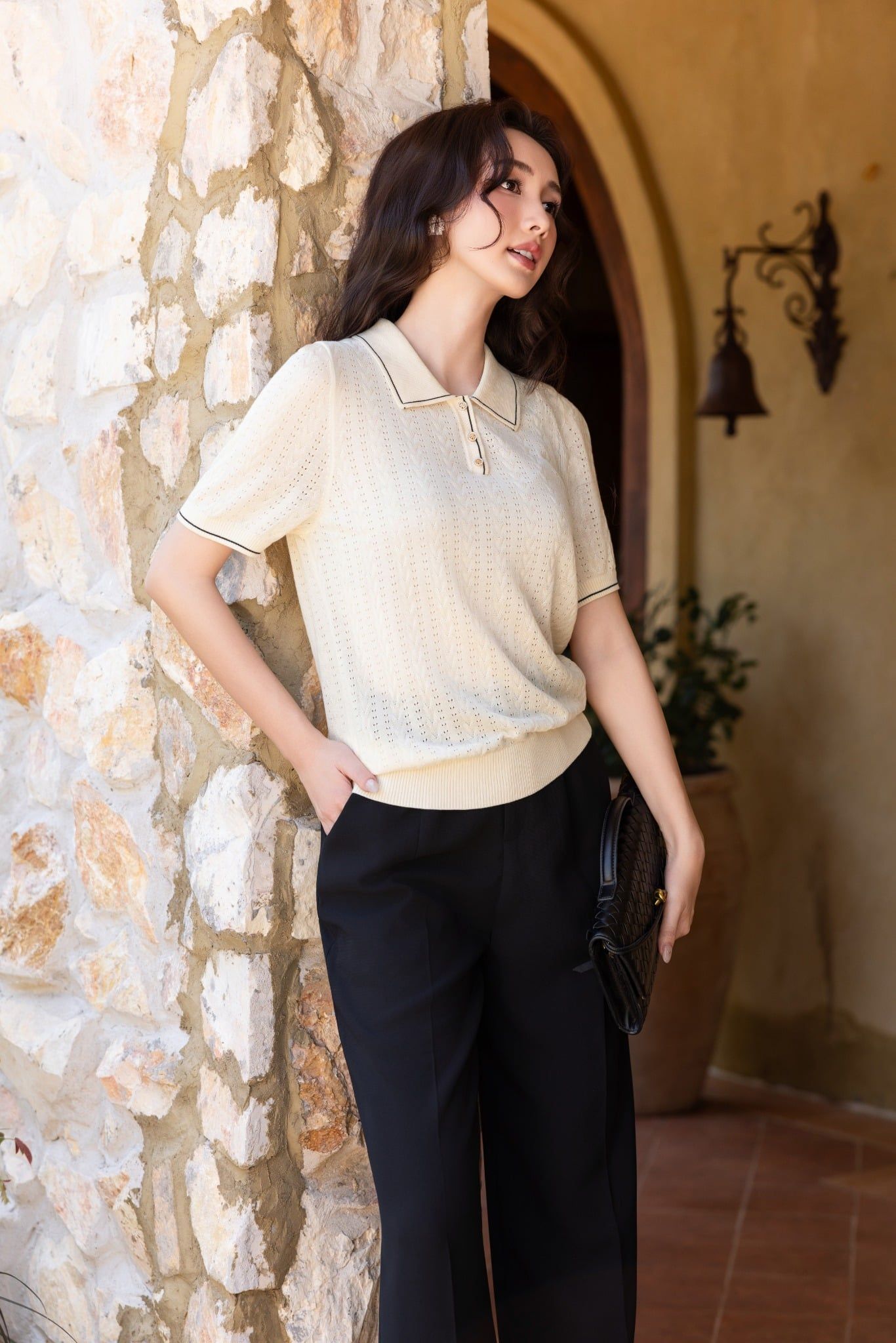 ÁO LEN CỔ BẺ AL62012