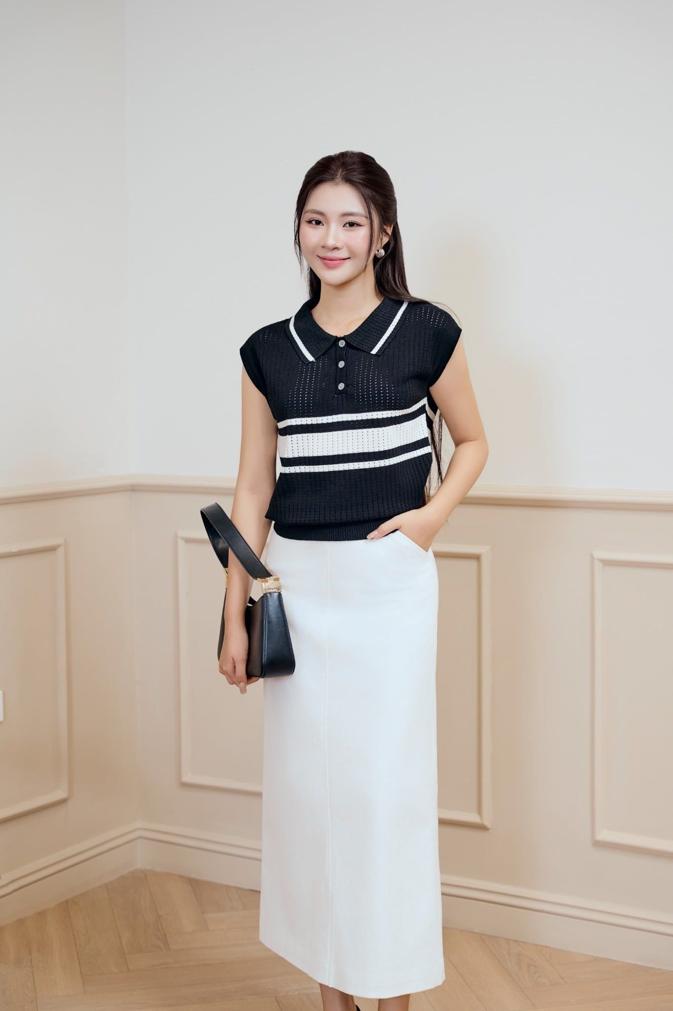 ÁO LEN CHỜM VAI AL62192