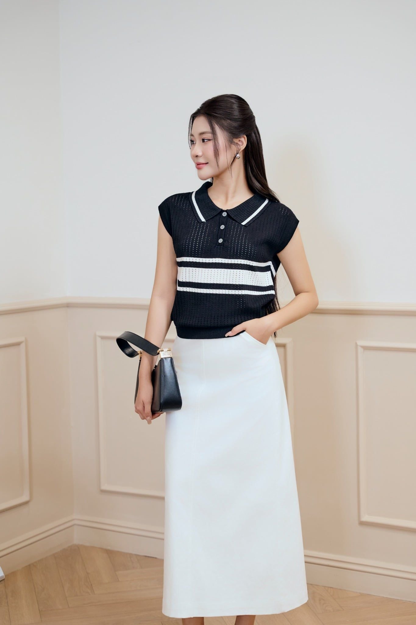 ÁO LEN CHỜM VAI AL62192