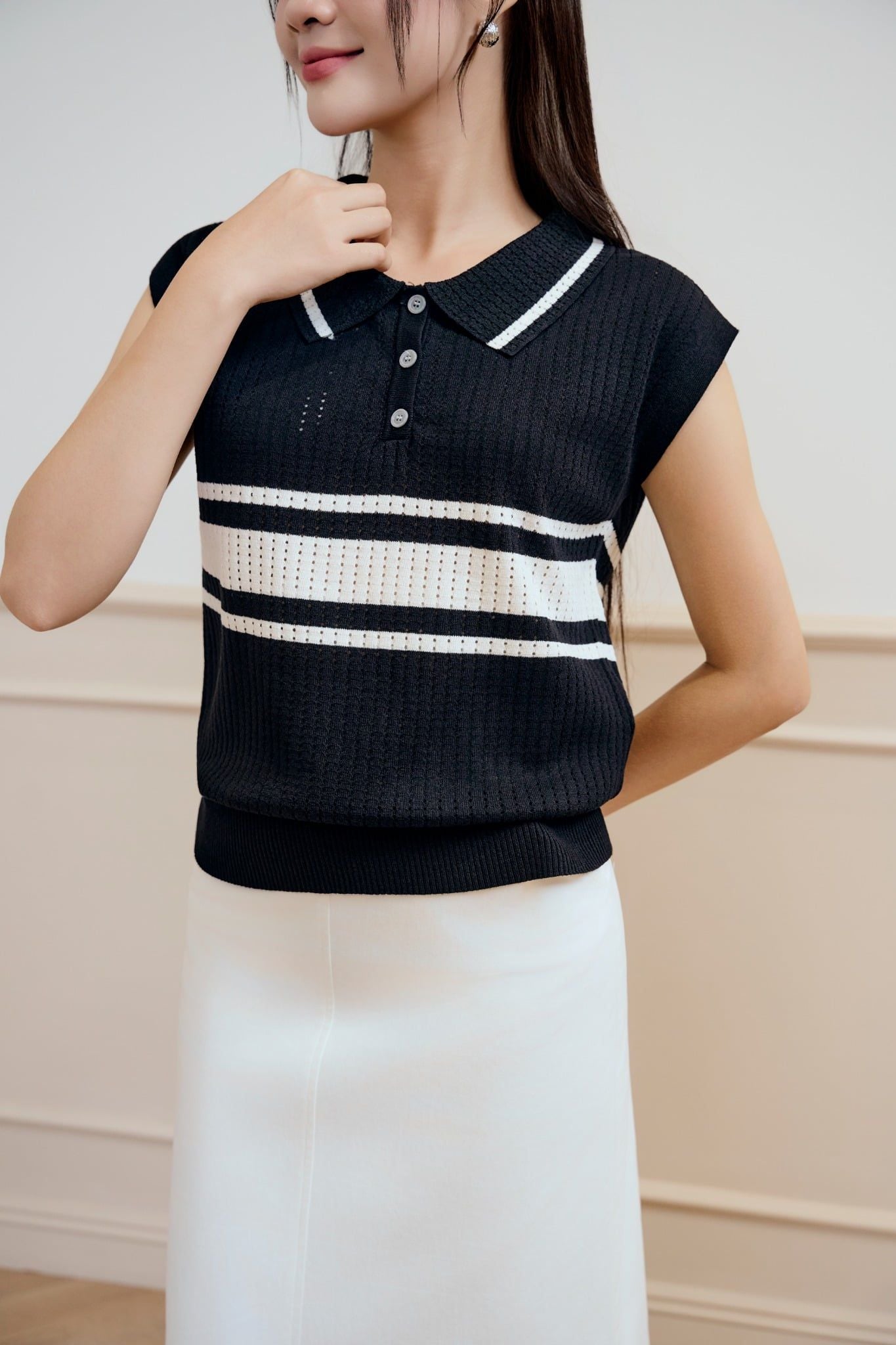 ÁO LEN CHỜM VAI AL62192