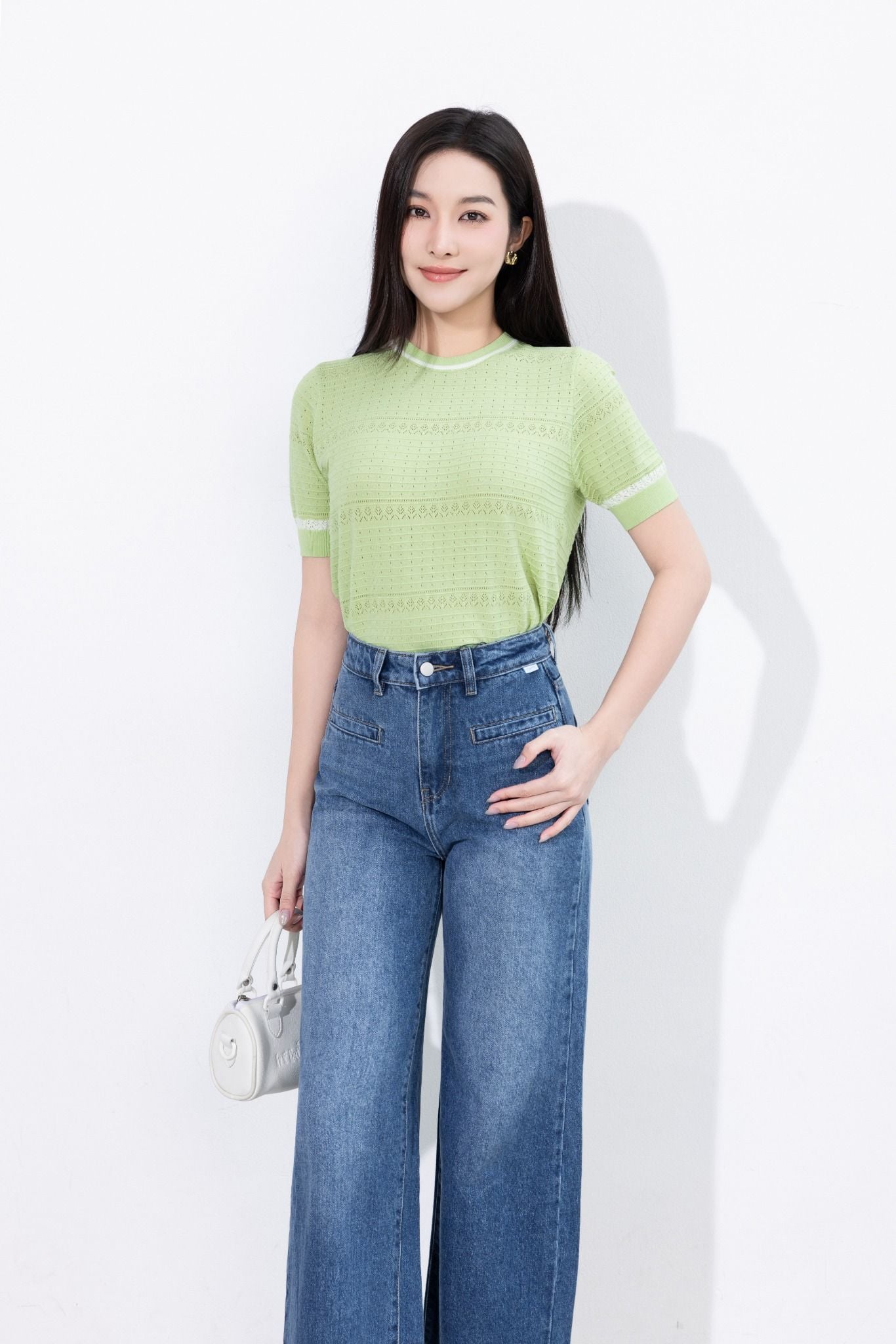 ÁO LEN XANH AL62222