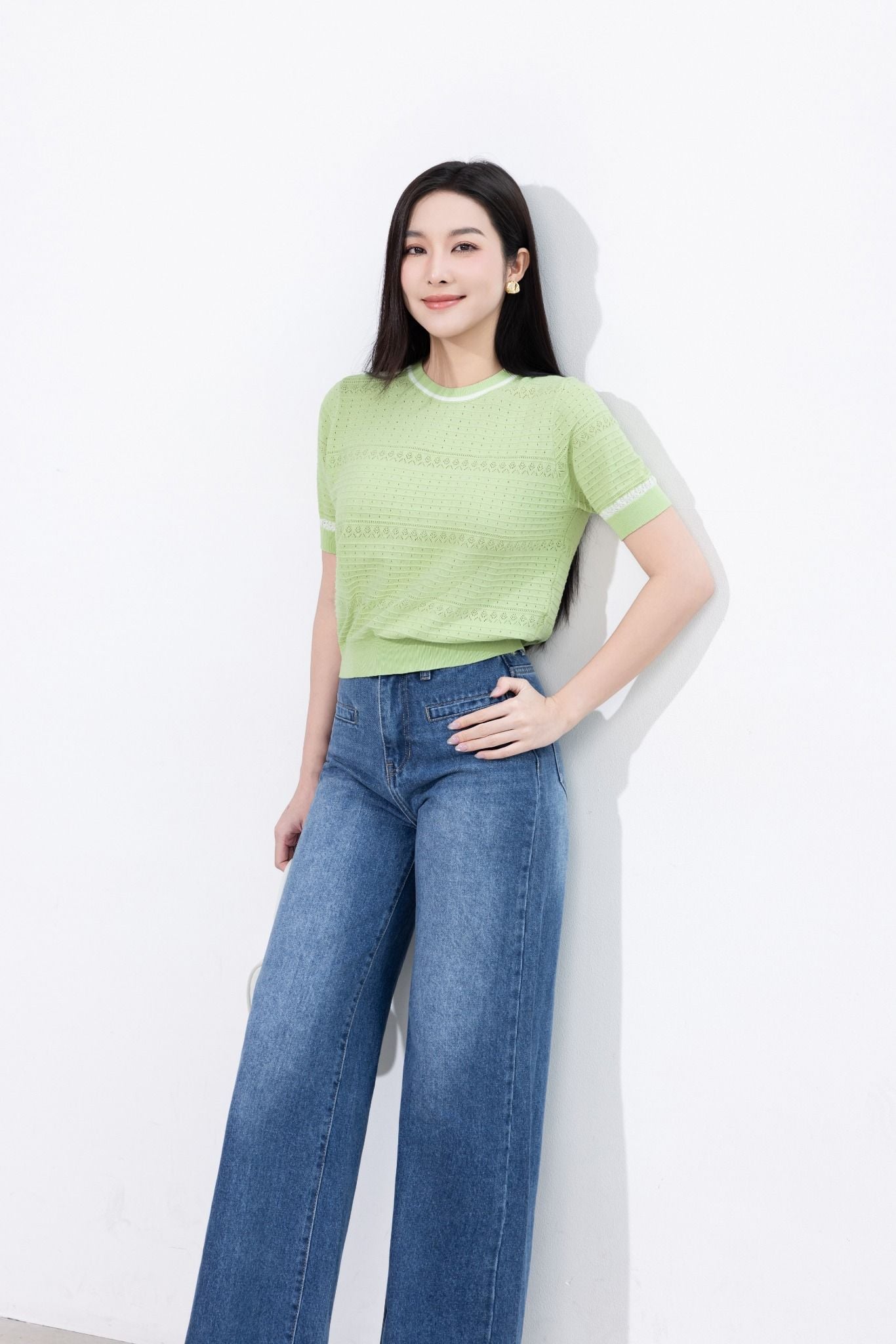 QUẦN JEANS ỐNG SUÔNG Q67032