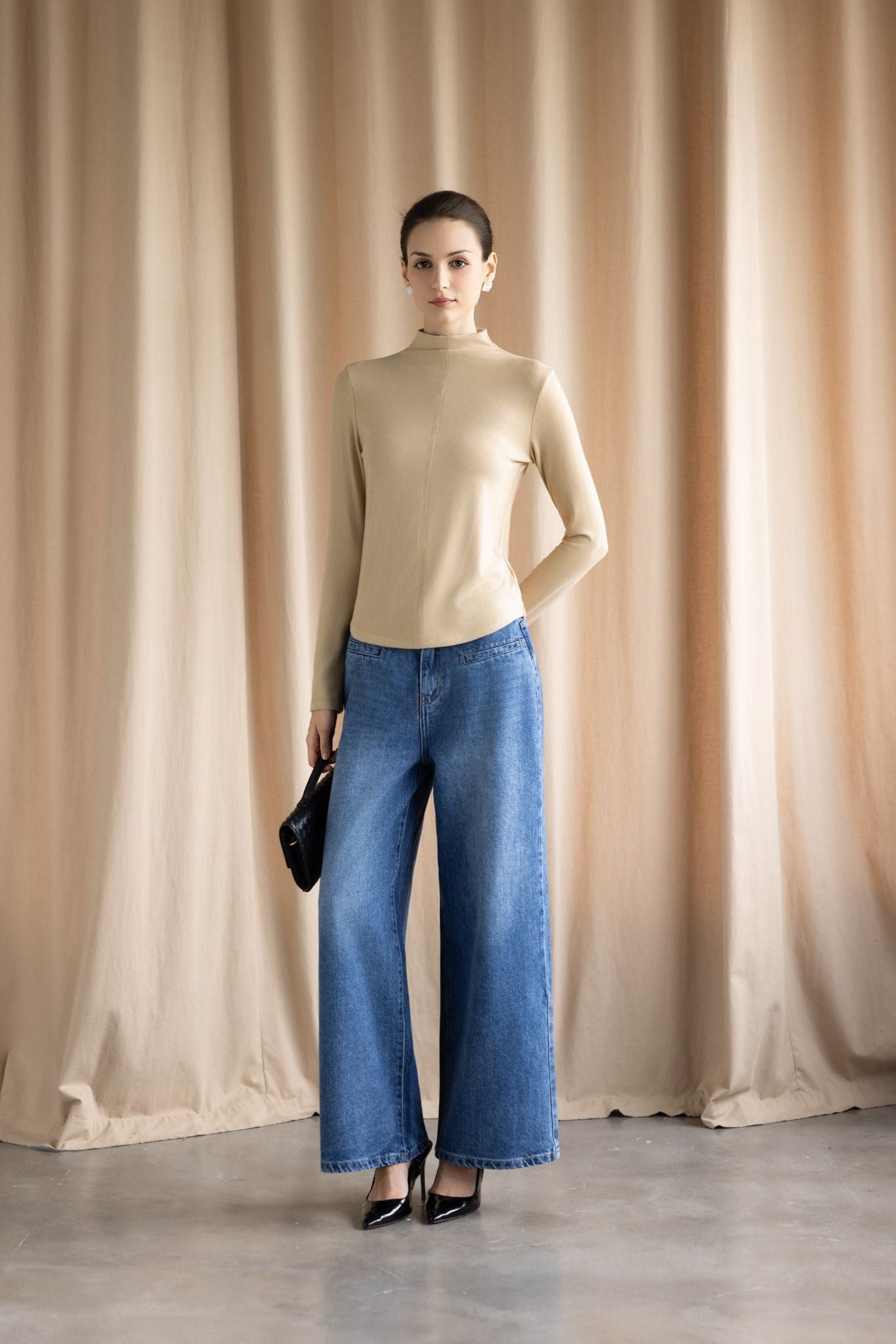 ÁO THUN CAO CỔ TS62252