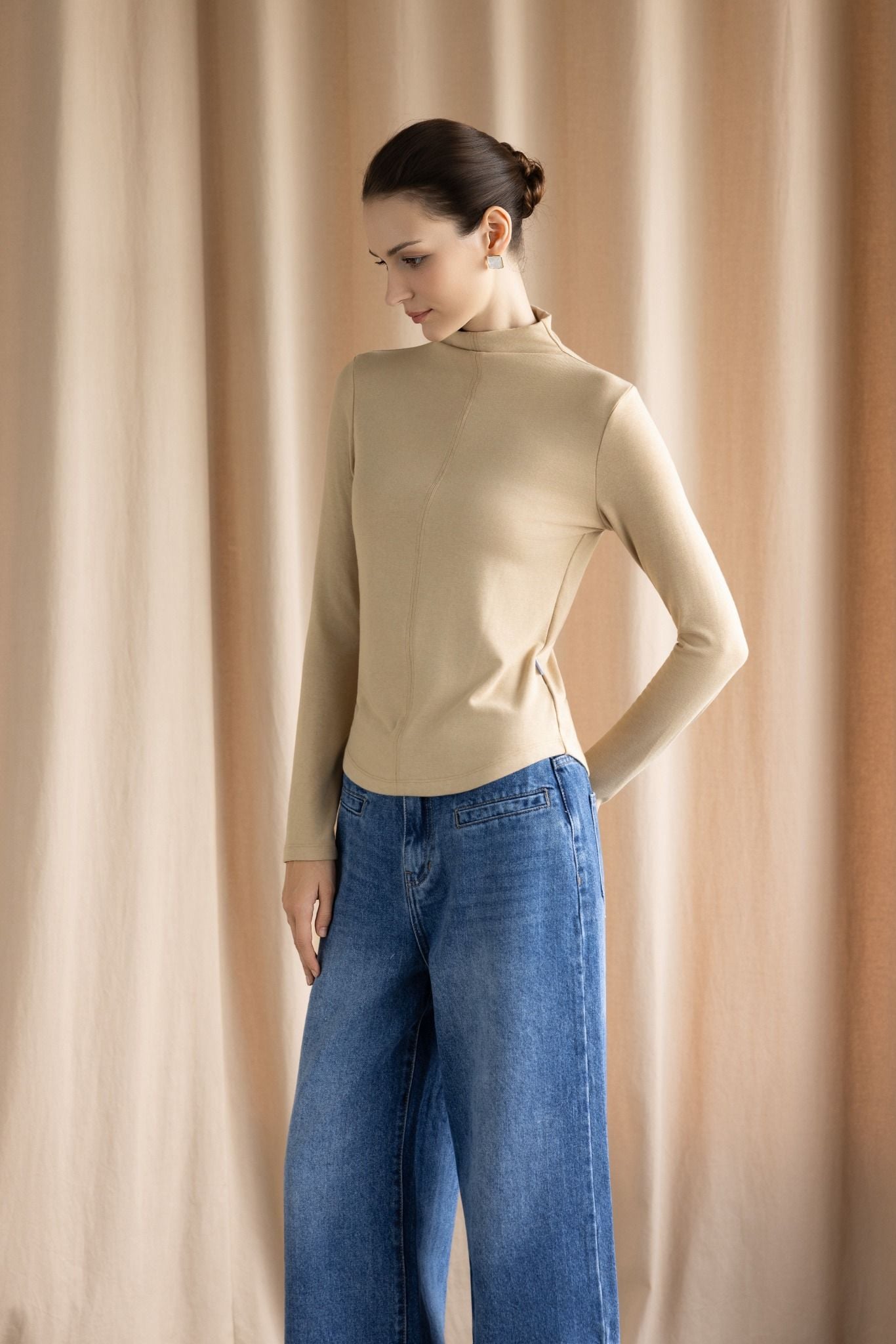 ÁO THUN CAO CỔ TS62252