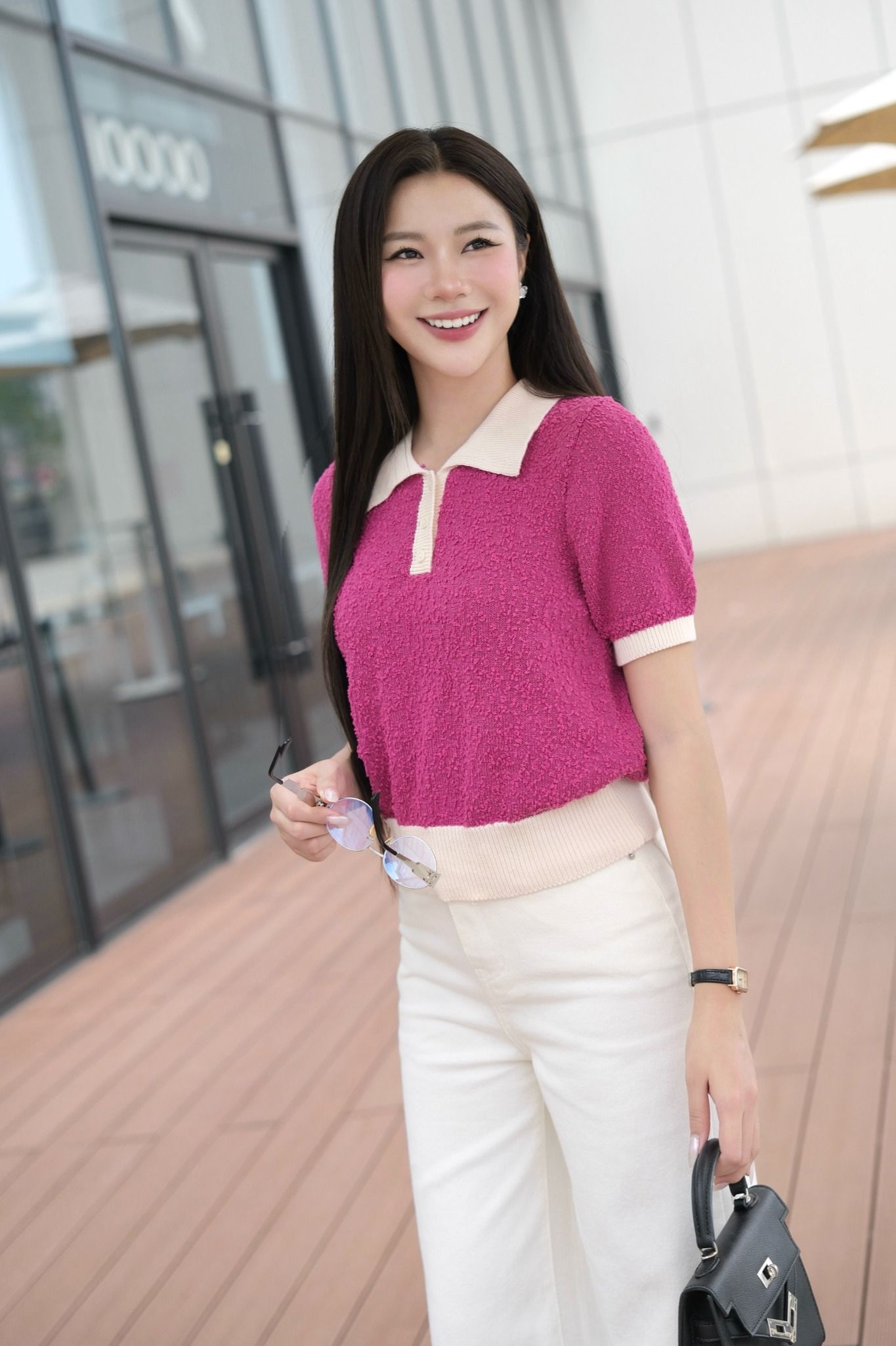 ÁO POLO HỒNG AL62412