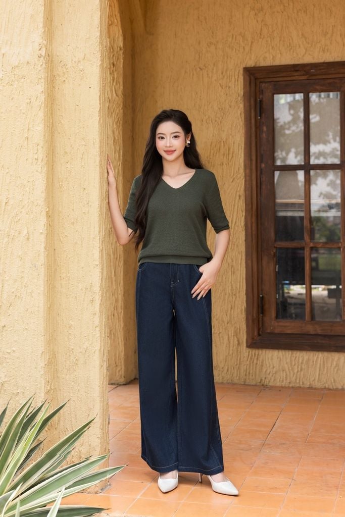 QUẦN JEANS THIẾT KẾ Q67142
