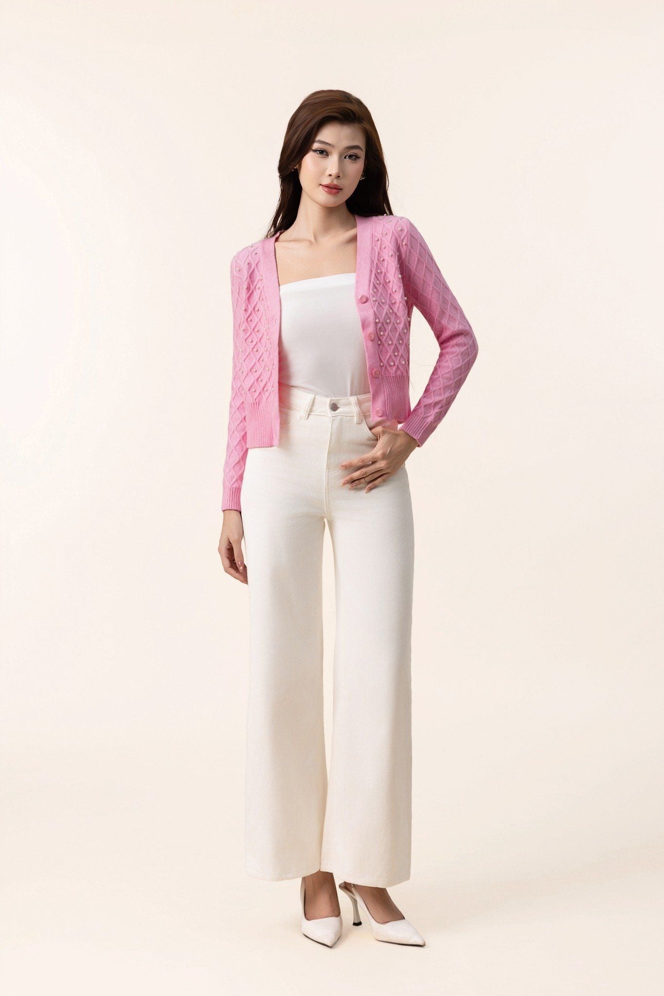 CARDIGAN LEN ĐÍNH NGỌC AL62442