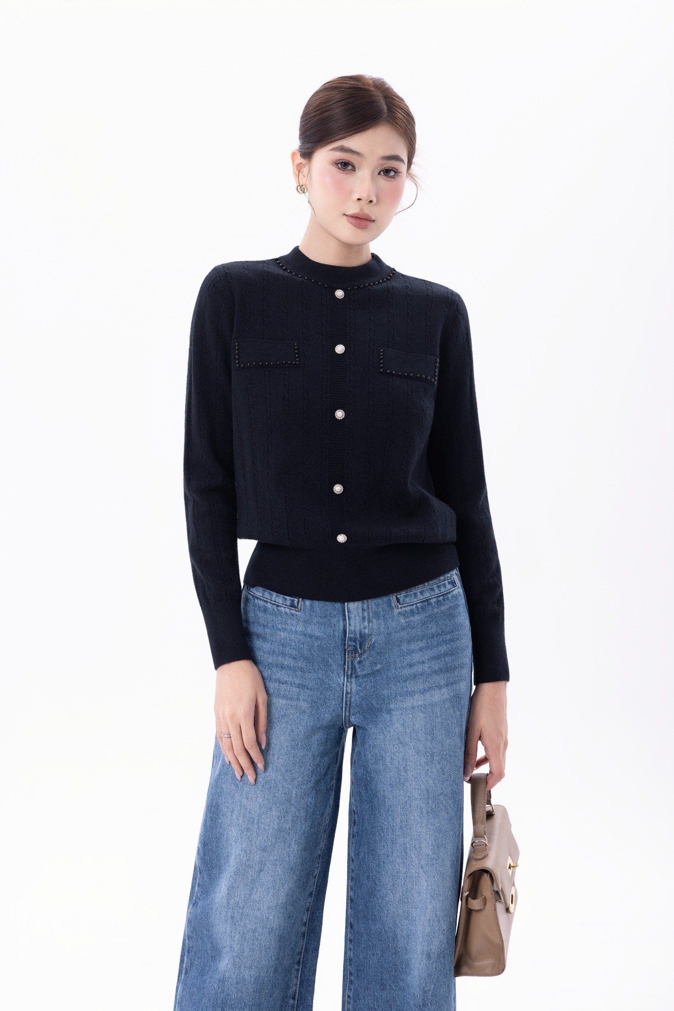 ÁO LEN ĐINH KHUY NGỌC AL62482