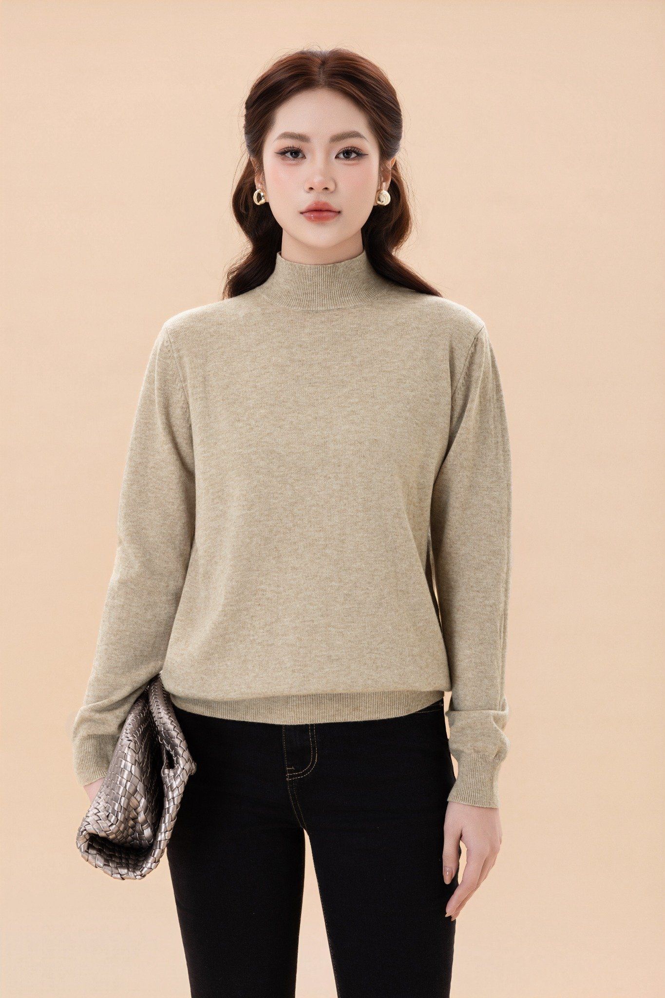 ÁO LEN CAO CỔ AL62492