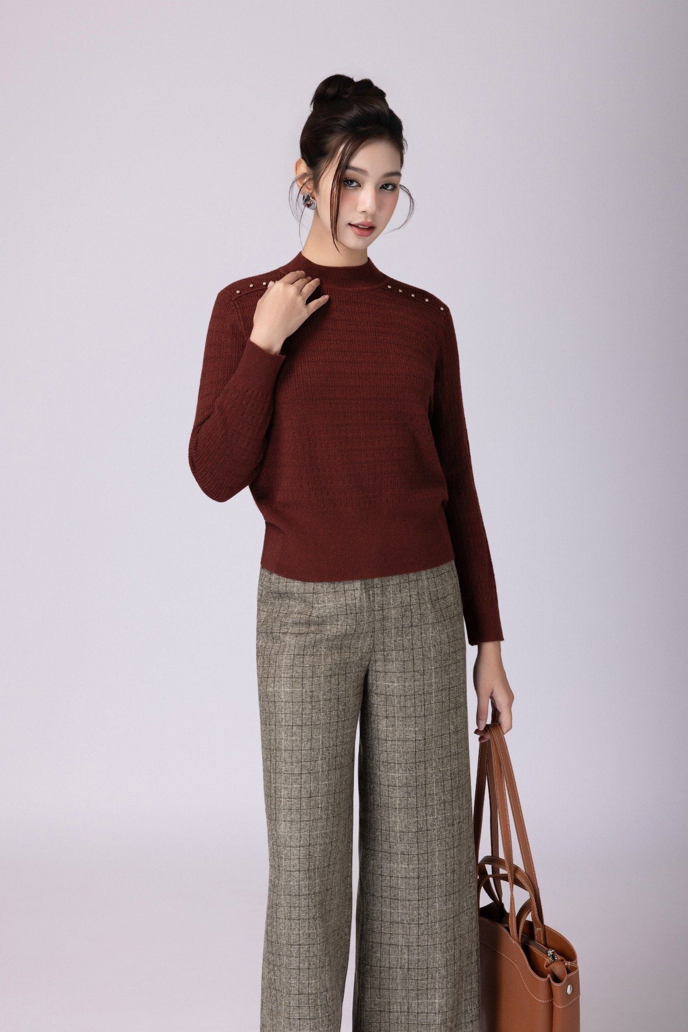 QUẦN SUÔNG KẺ Q07572