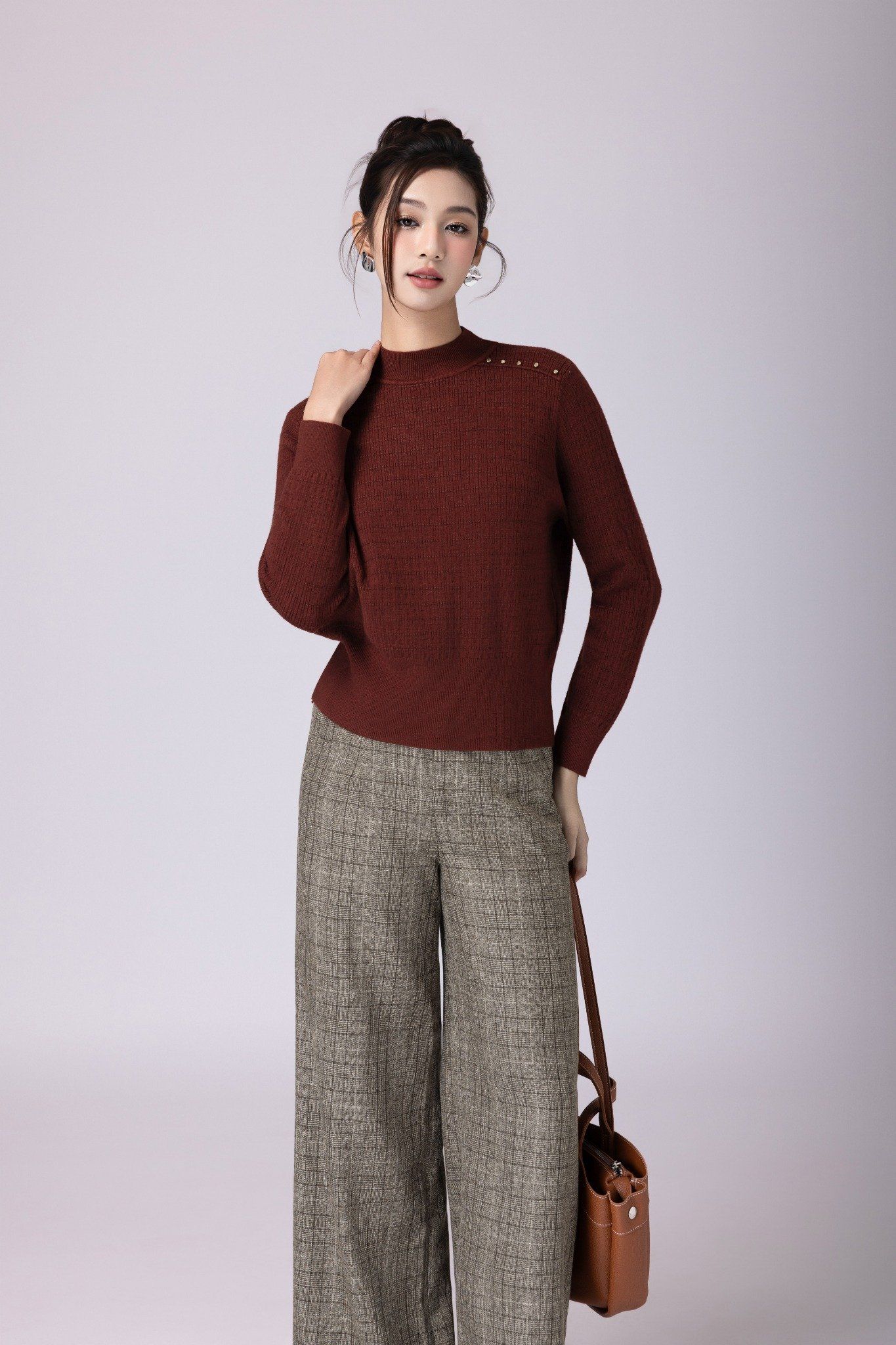 ÁO LEN ĐỎ BO GẤU AL62532