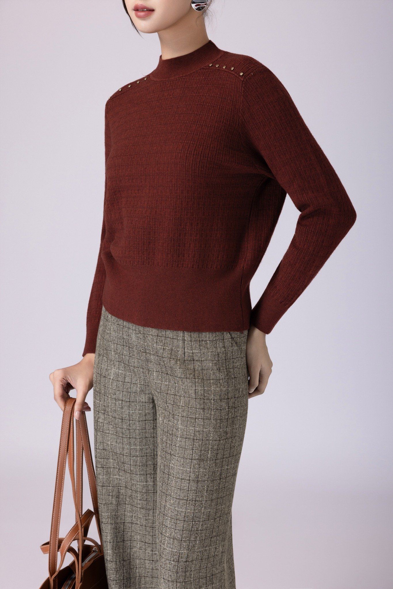 ÁO LEN ĐỎ BO GẤU AL62532