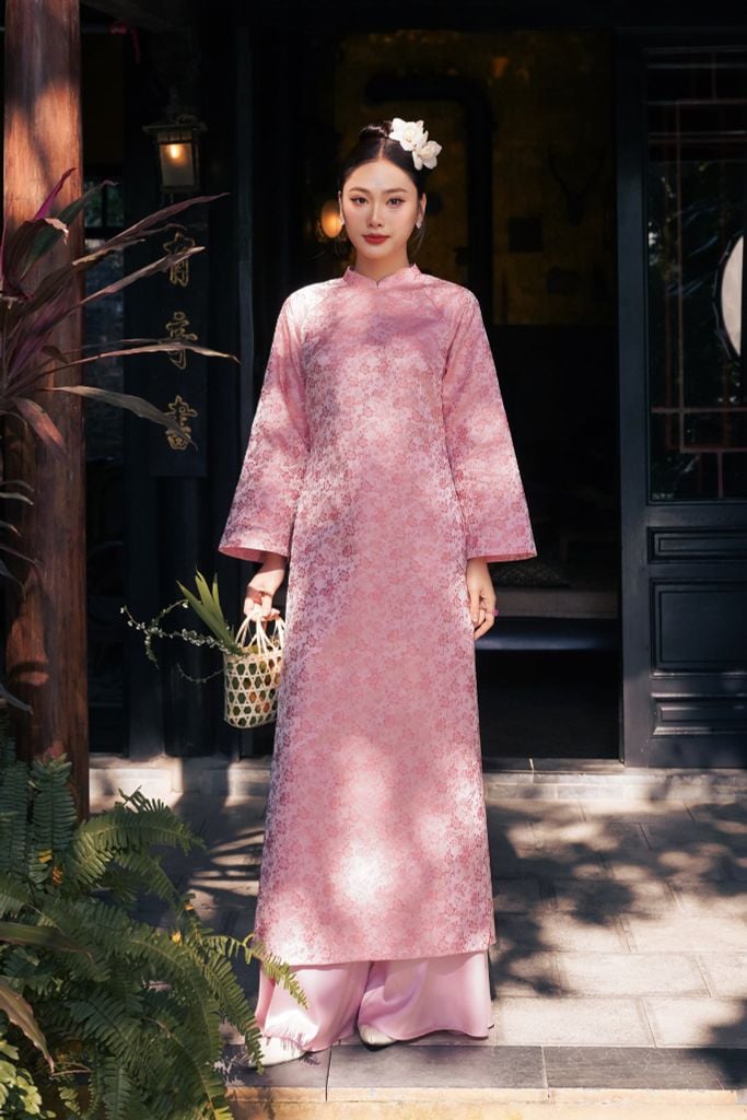 ÁO DÀI GẤM AD08772