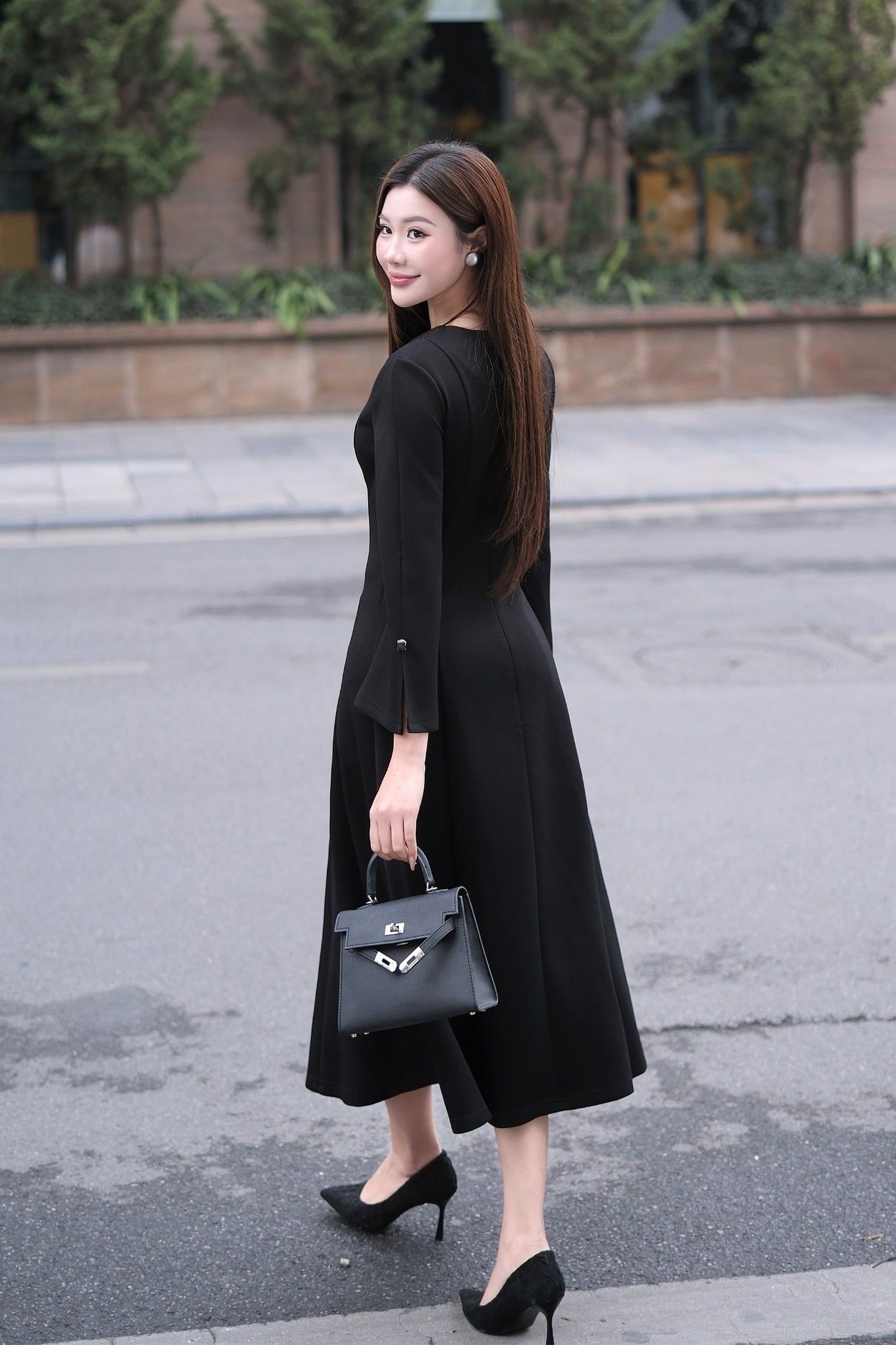 ĐẦM TAY XẺ D09192