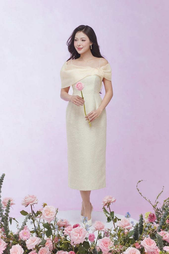 ĐẦM TIỆC TRỄ VAI D08982