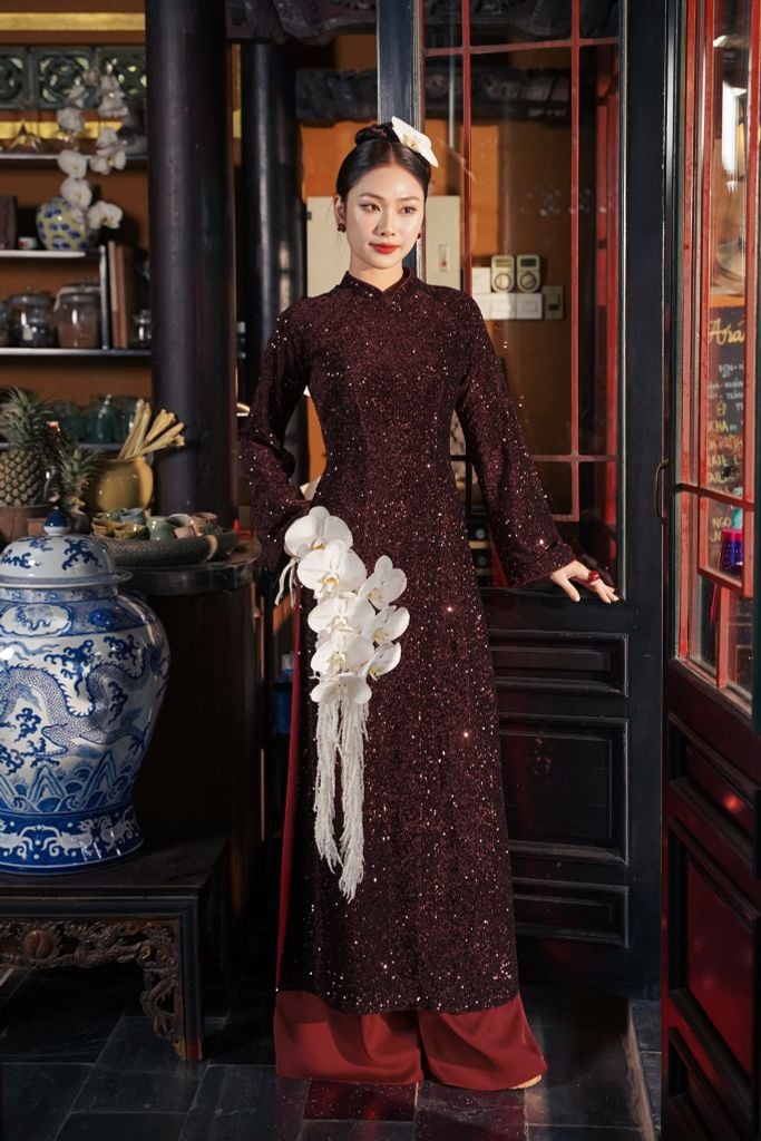 ÁO DÀI KIM SA AD08832