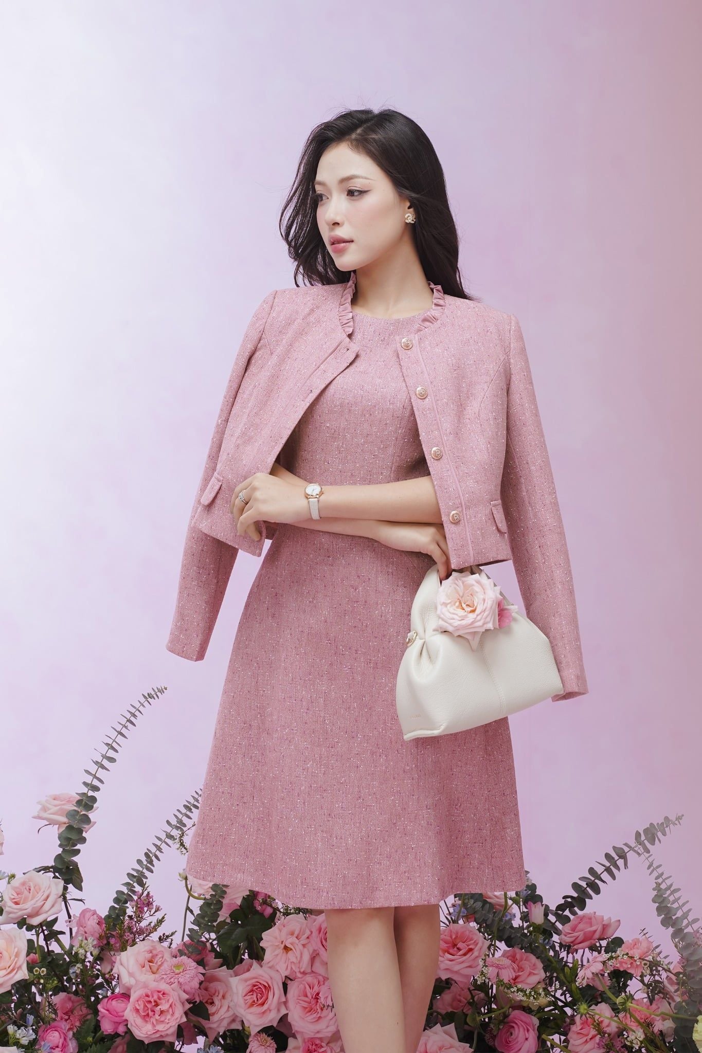 ÁO KHOÁC DẠ TWEED AK09172