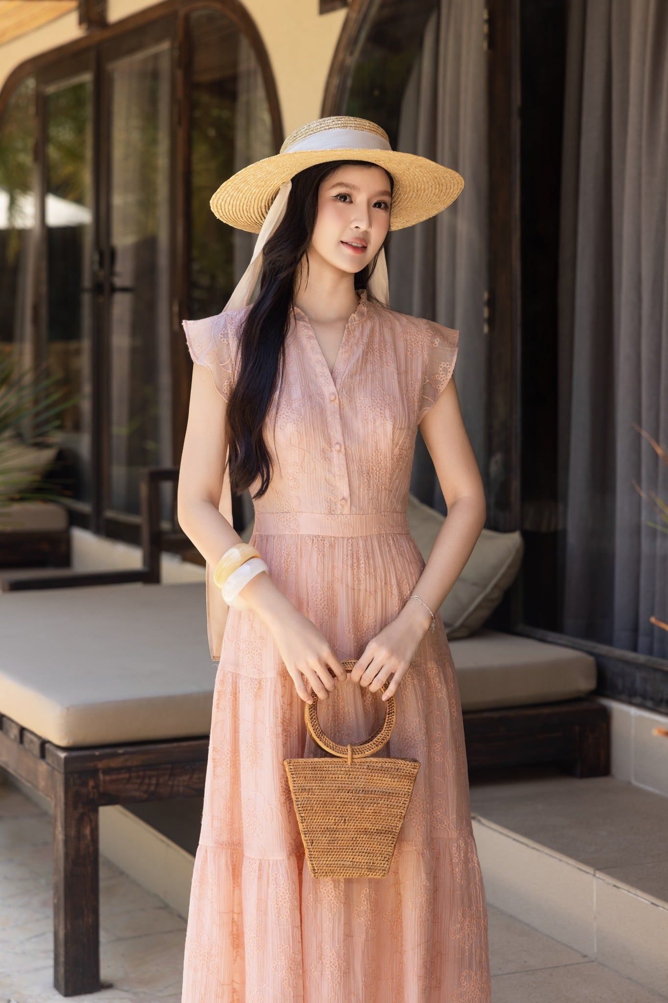 keonhacai MAXI THÊU HOA D00712