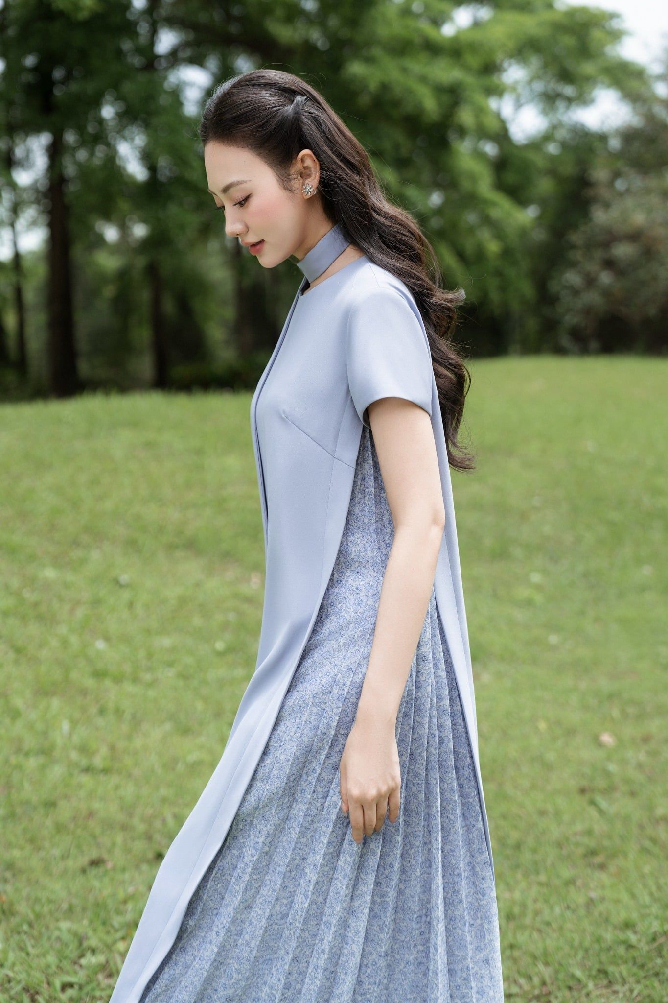 ĐẦM SUÔNG PHỐI XẾP LY D00922