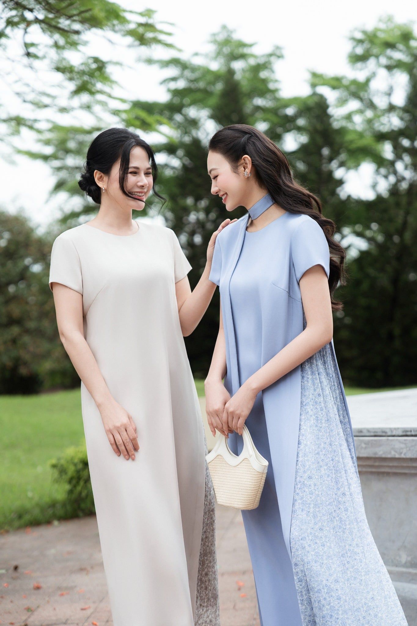 ĐẦM SUÔNG PHỐI XẾP LY D00922