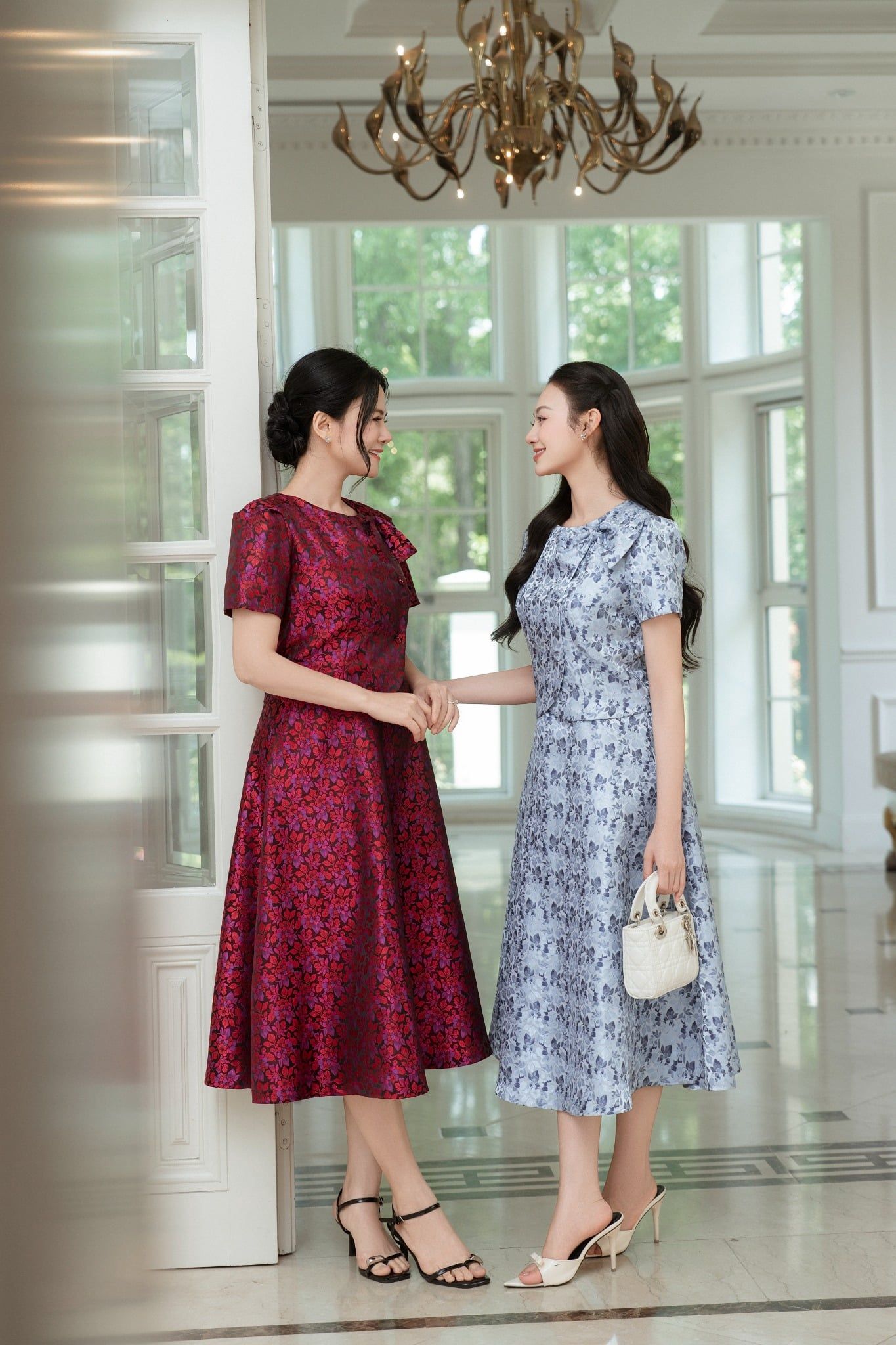 ĐẦM GẤM HOA D00972