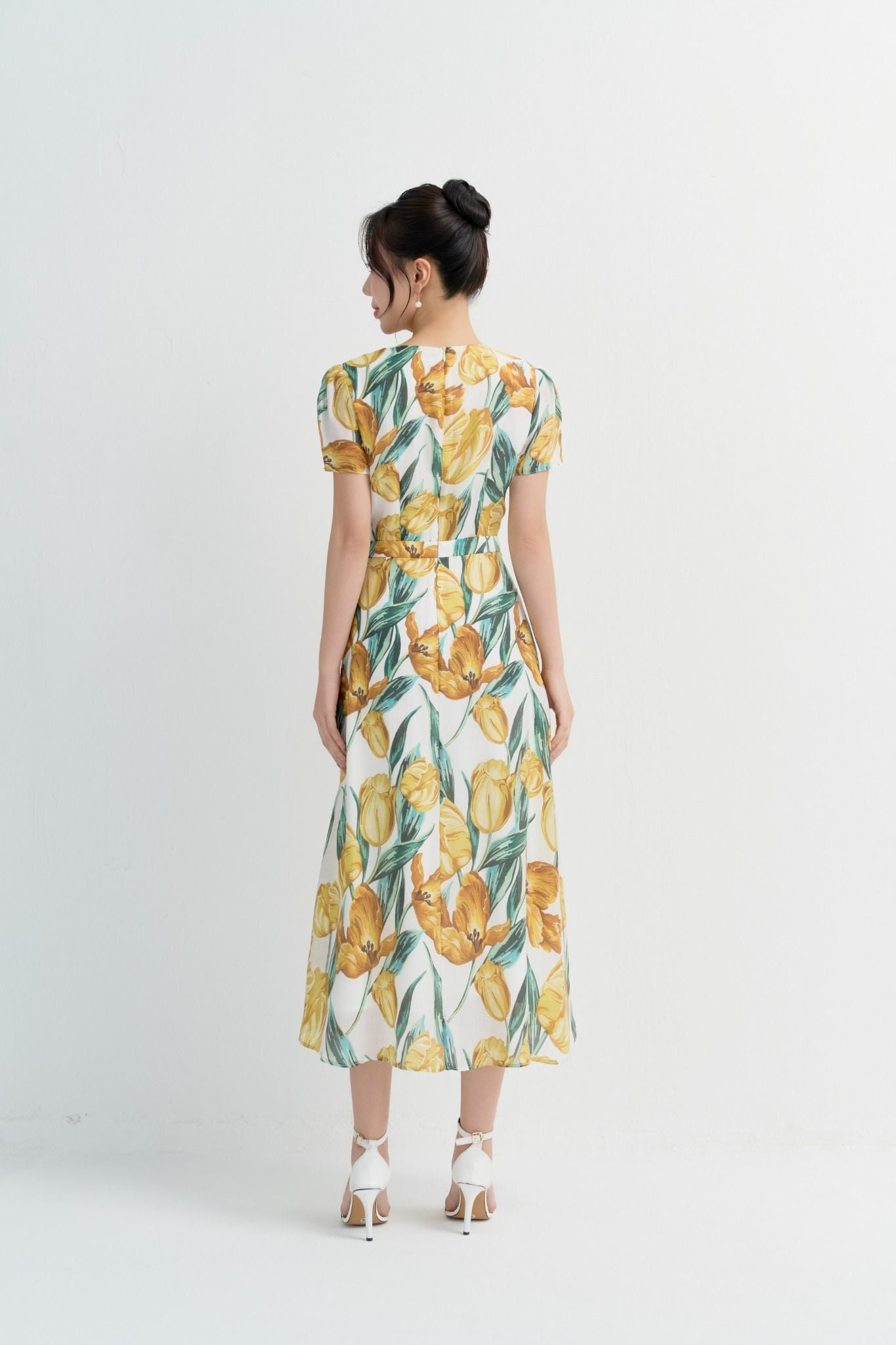 ĐẦM HOA CỔ XÍCH D01582