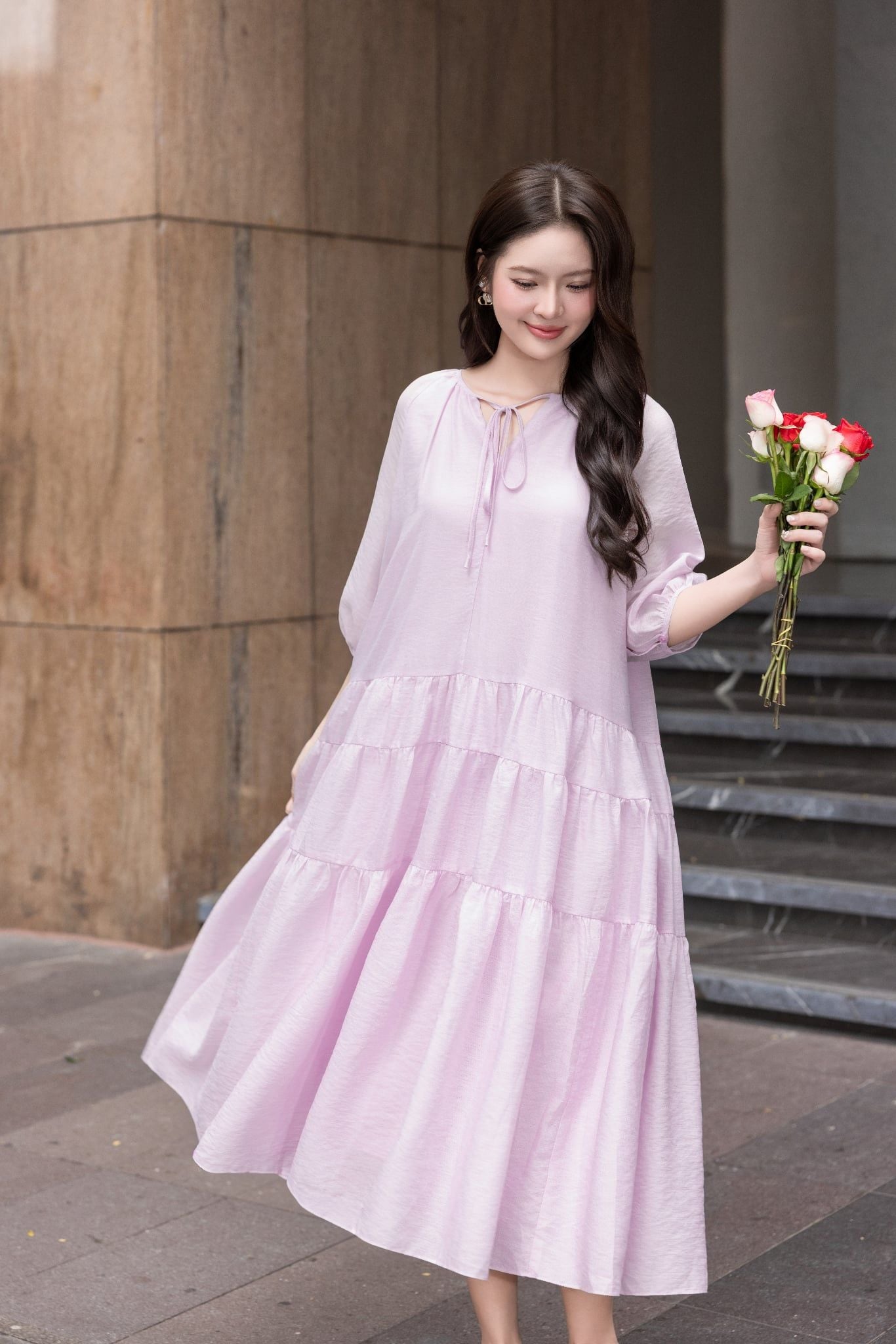 keonhacai BABYDOLL TÍM D01892