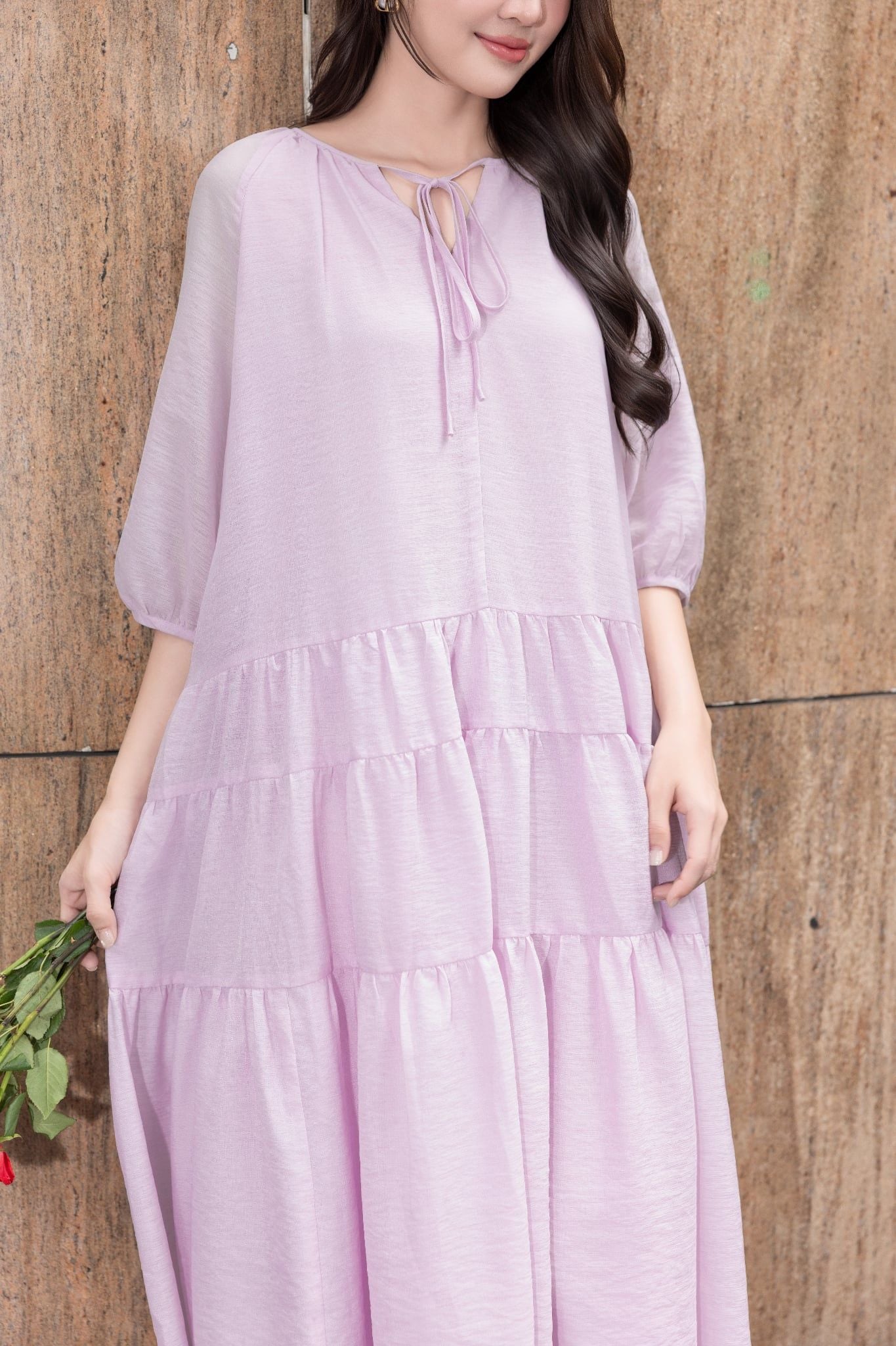 keonhacai BABYDOLL TÍM D01892