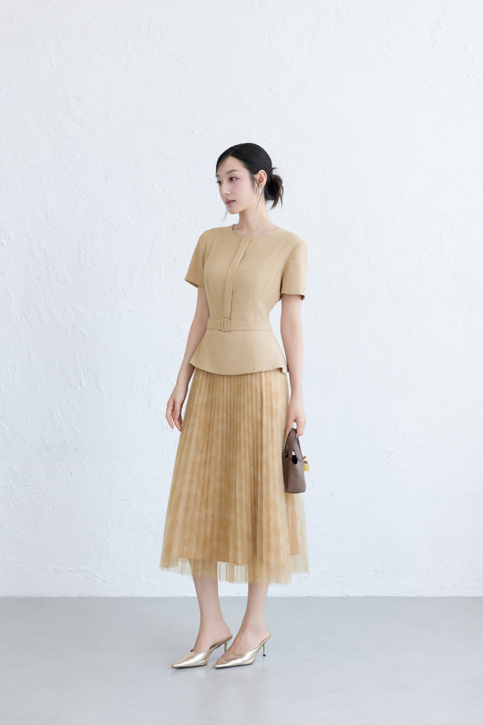  ĐẦM THIẾT KẾ PEPLUM D02072 
