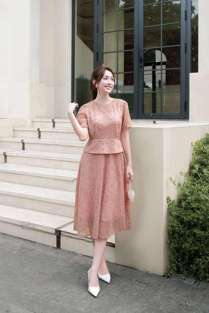 ĐẦM THIẾT KẾ PEPLUM D02092