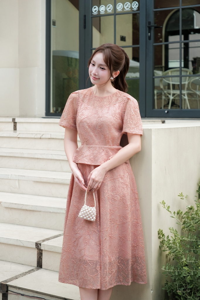 ĐẦM THIẾT KẾ PEPLUM D02092 