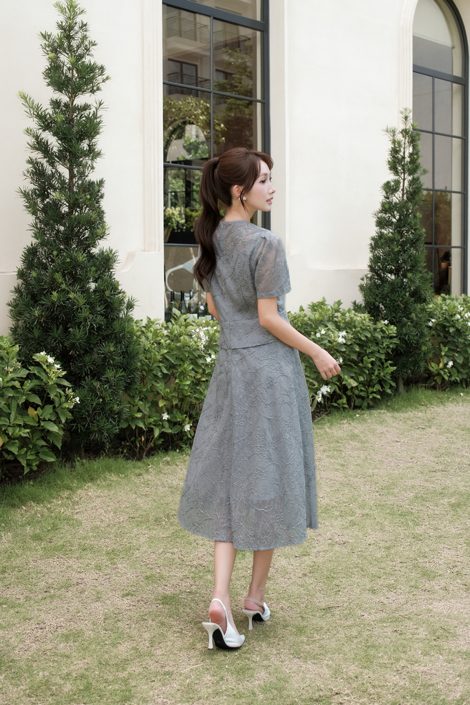  ĐẦM THIẾT KẾ PEPLUM D02102 
