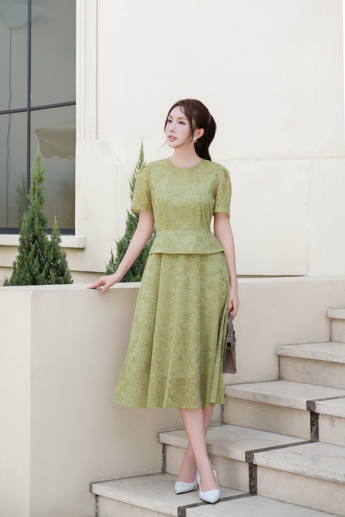 ĐẦM THIẾT KẾ PEPLUM D02112