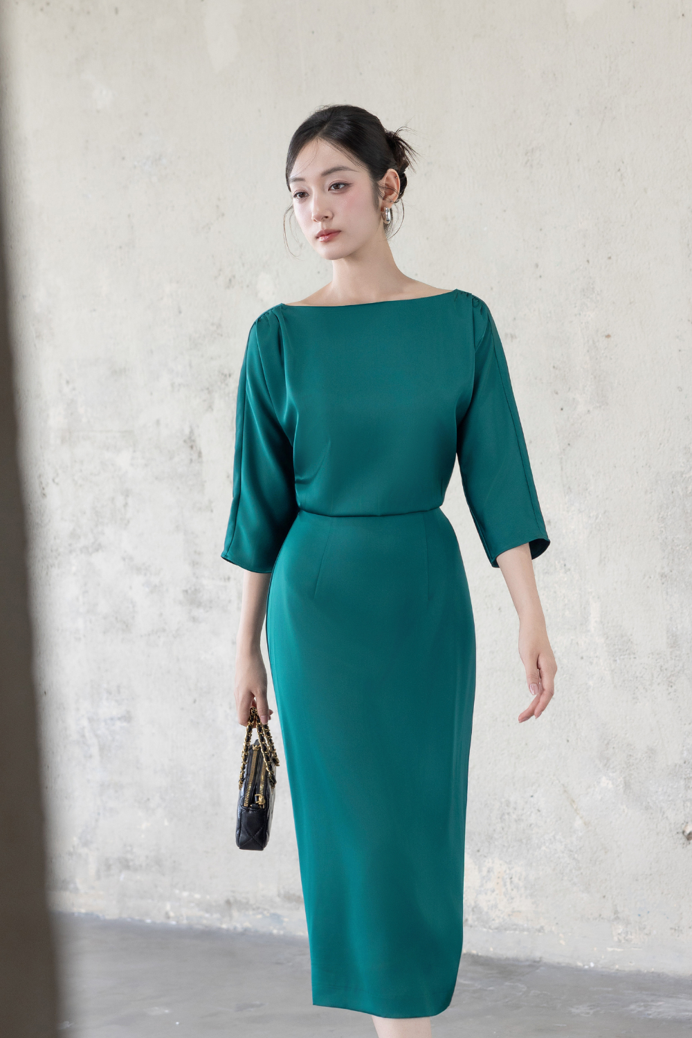 ĐẦM LỤA TAY LỠ D02182