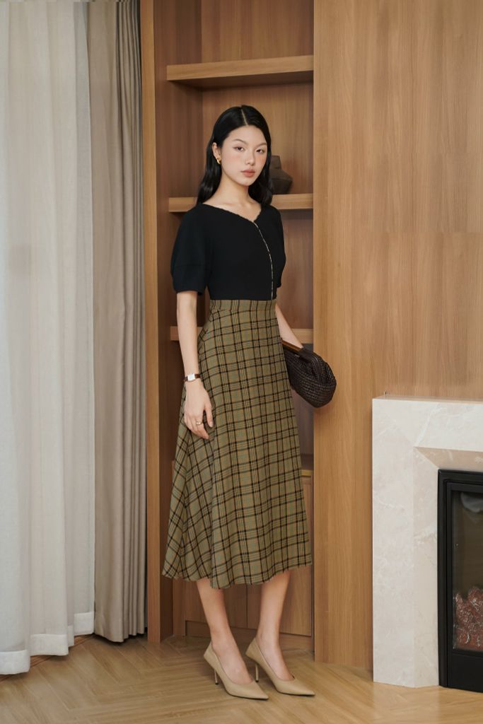 ĐẦM THIẾT KẾ TAY LỠ D02492