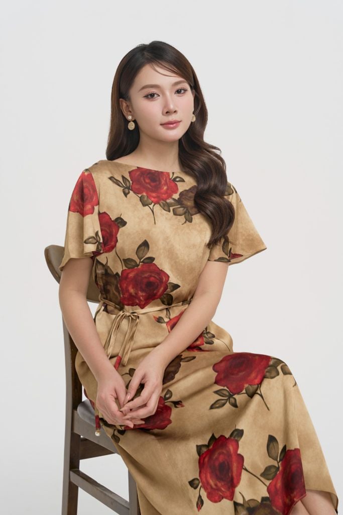  keonhacai LỤA HOA D02712 