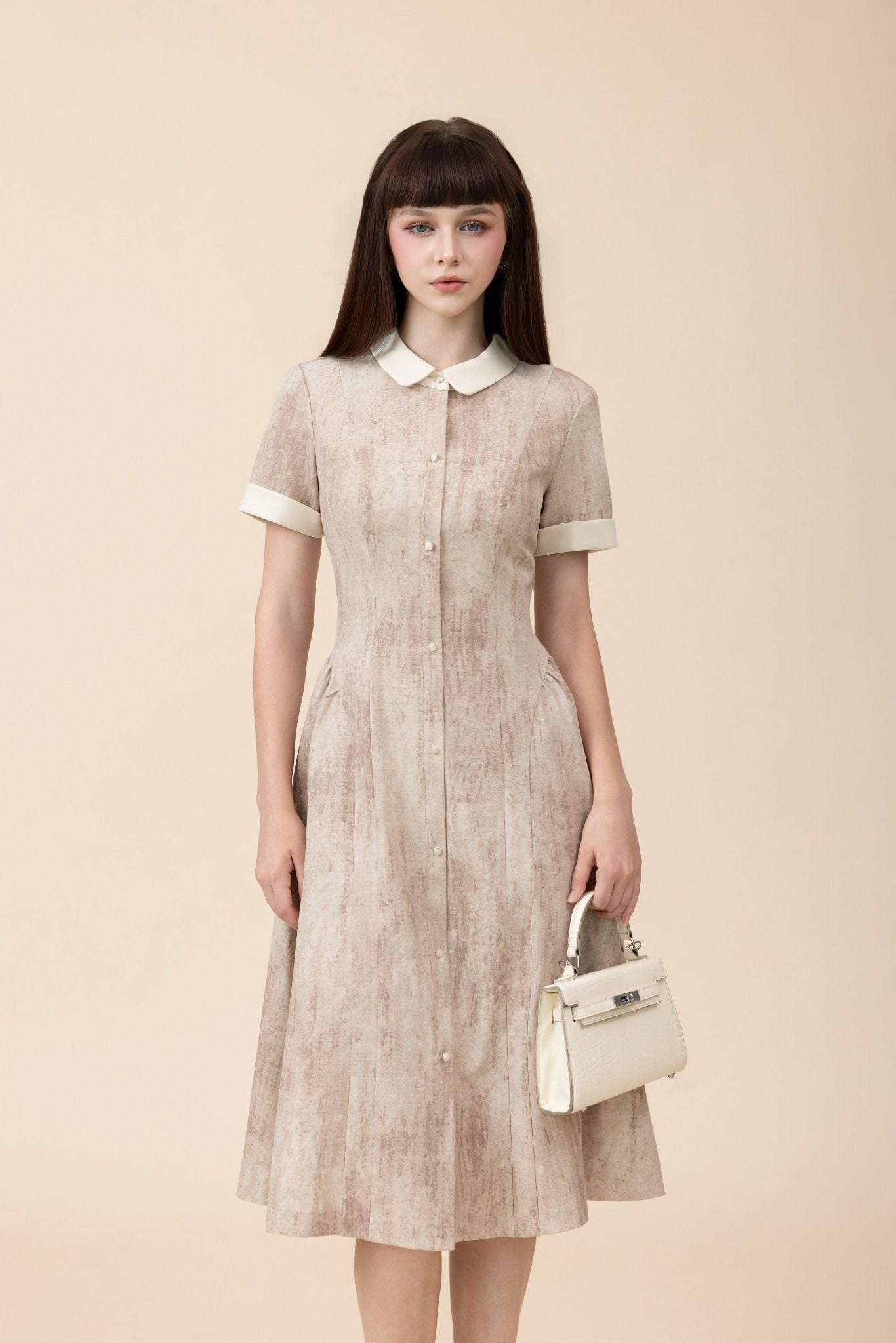 ĐẦM THIẾT KẾ CỔ BẺ D03192