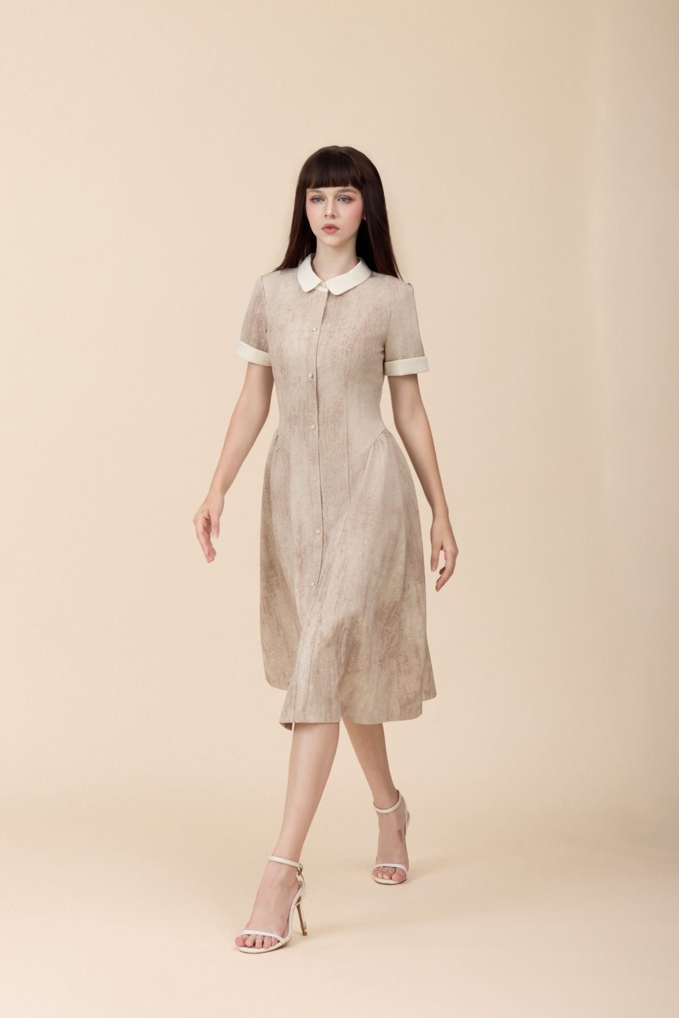 ĐẦM THIẾT KẾ CỔ BẺ D03192