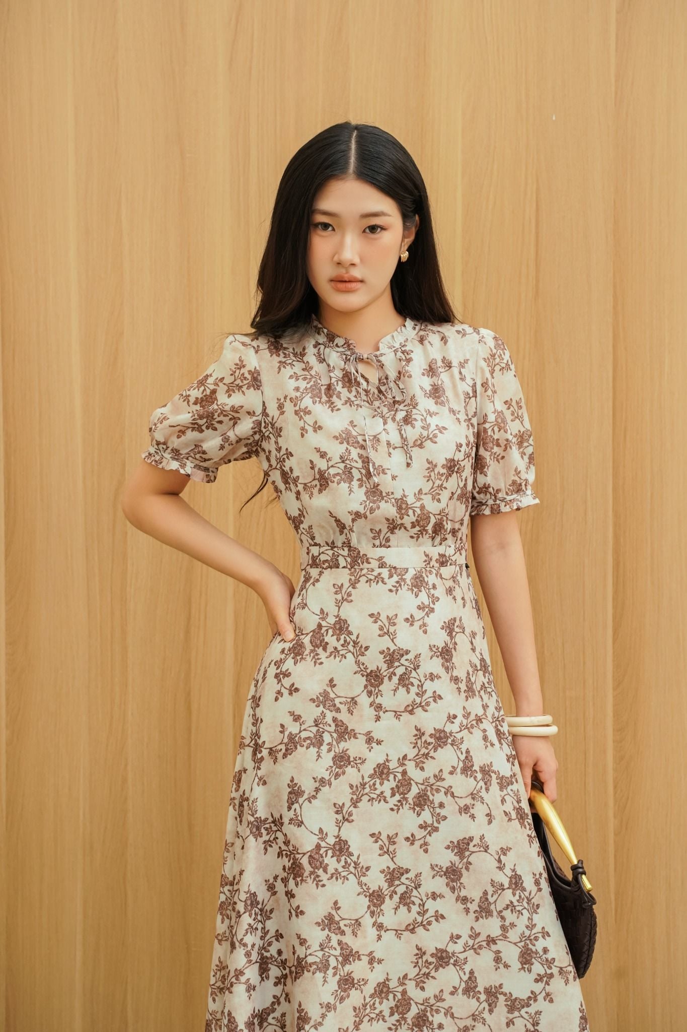 ĐẦM TƠ HOA D03542