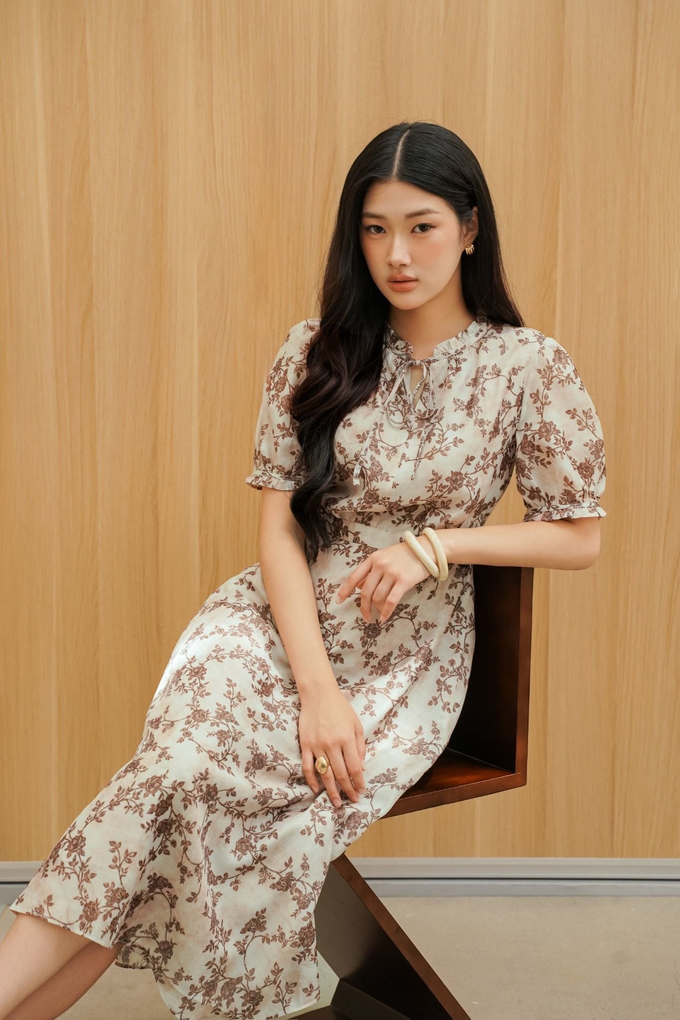 ĐẦM TƠ HOA D03542