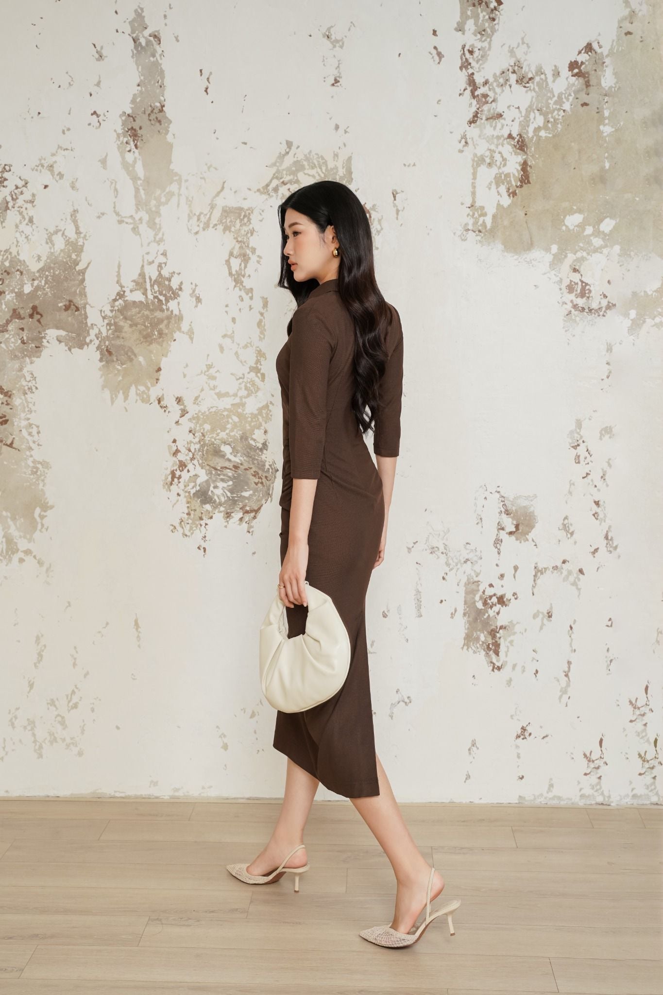 ĐẦM ÔM NHÚN EO D03622