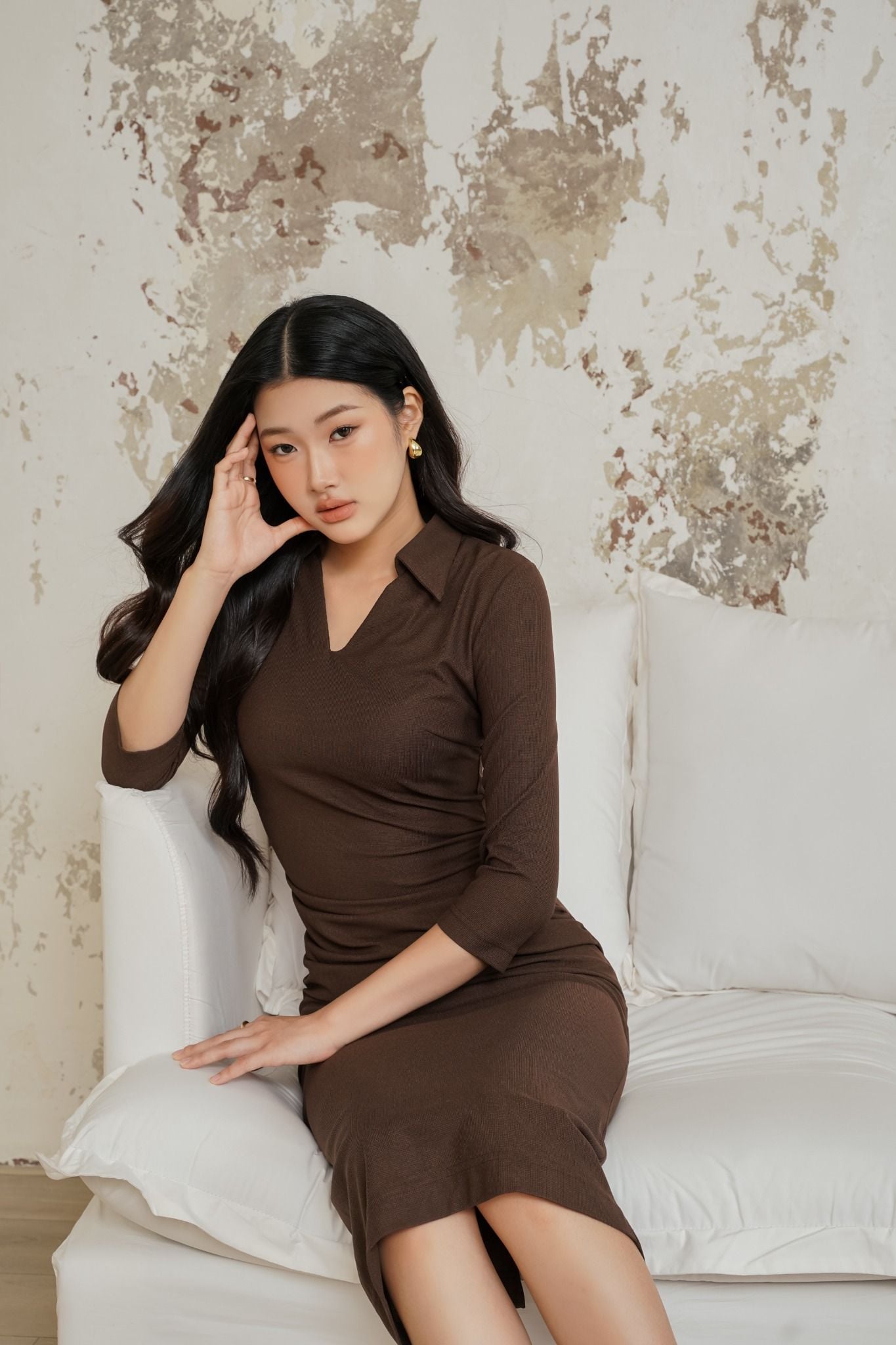 ĐẦM ÔM NHÚN EO D03622