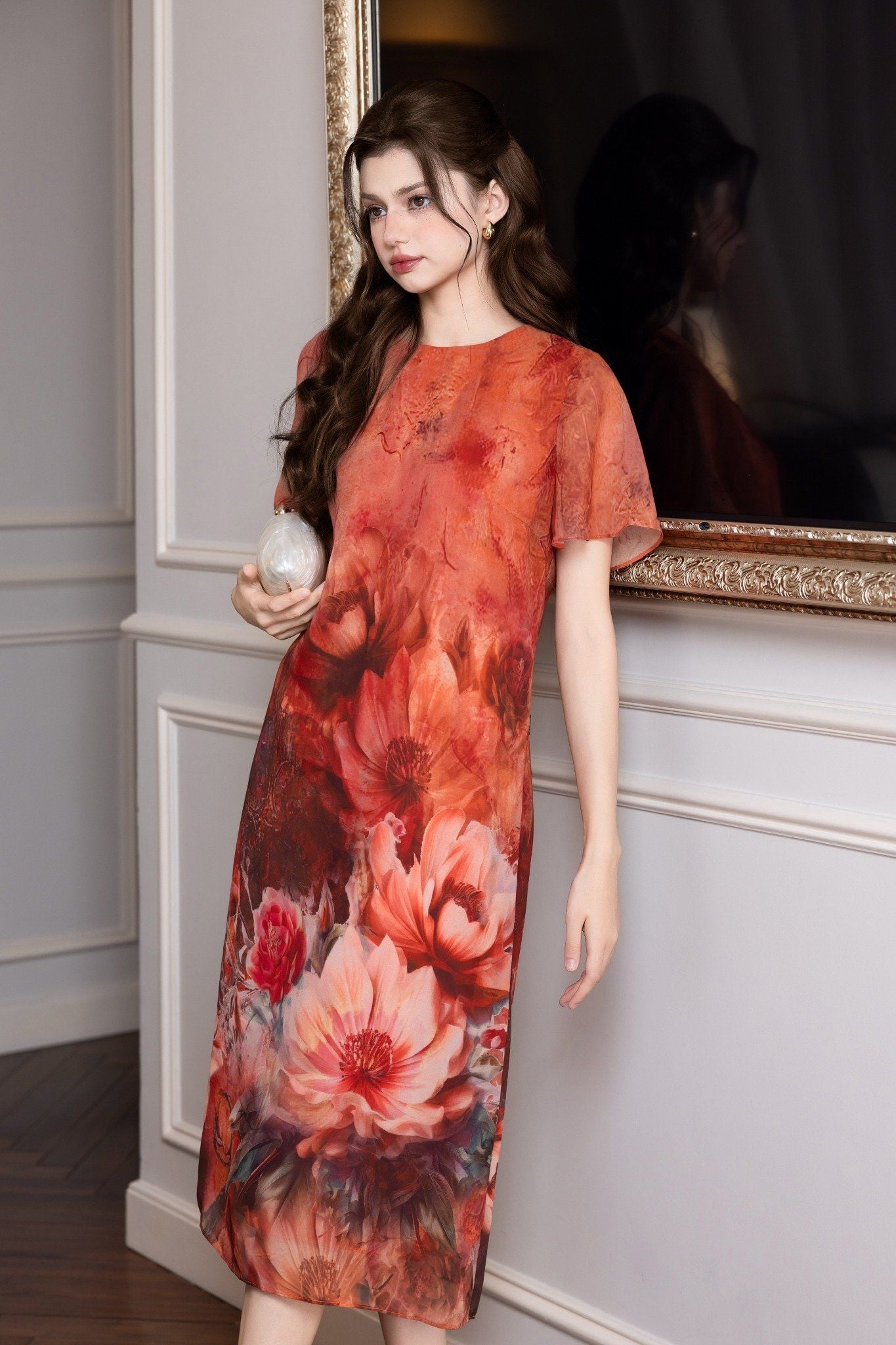 ĐẦM SUÔNG HOA D04132