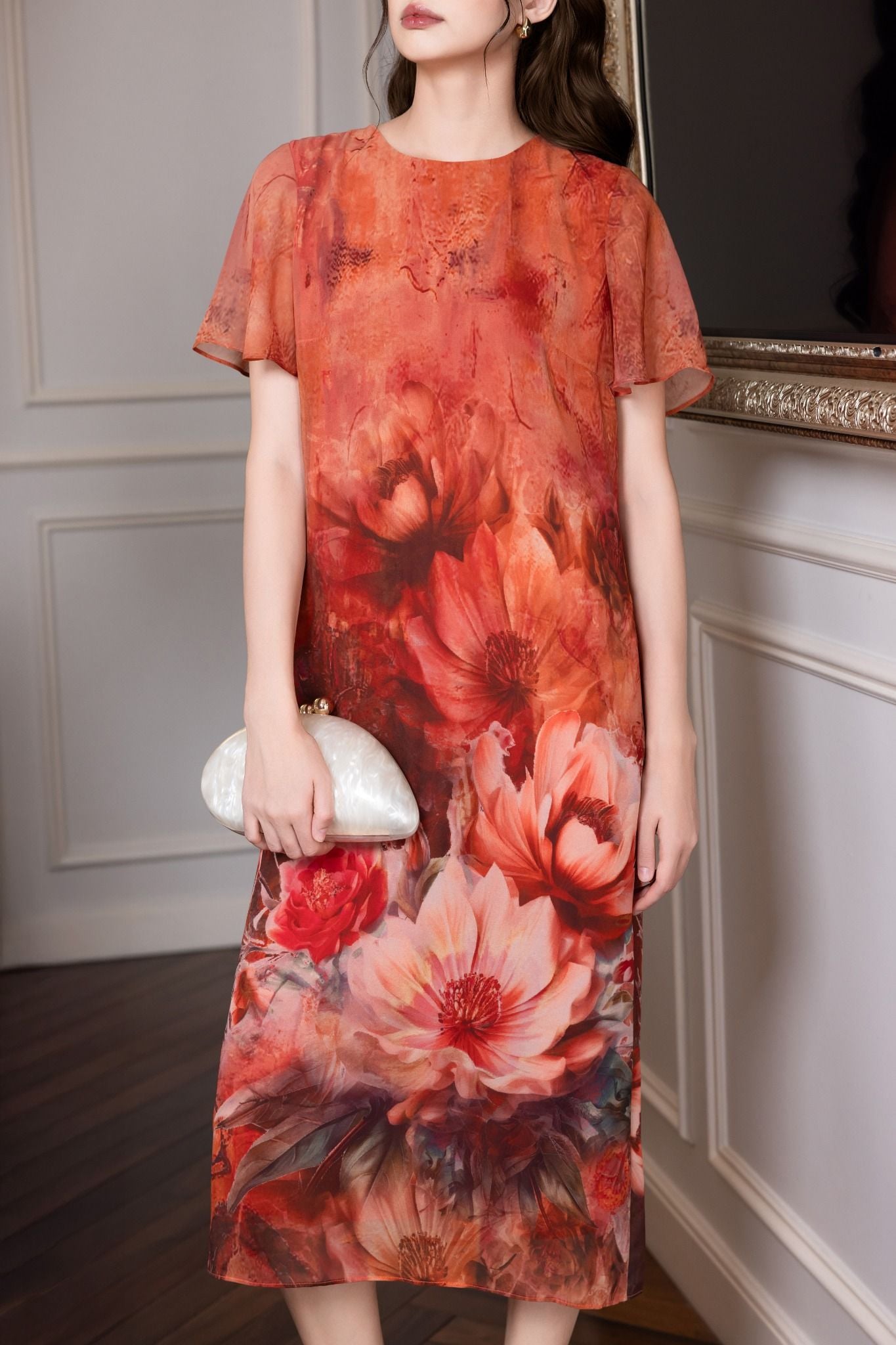 ĐẦM SUÔNG HOA D04132