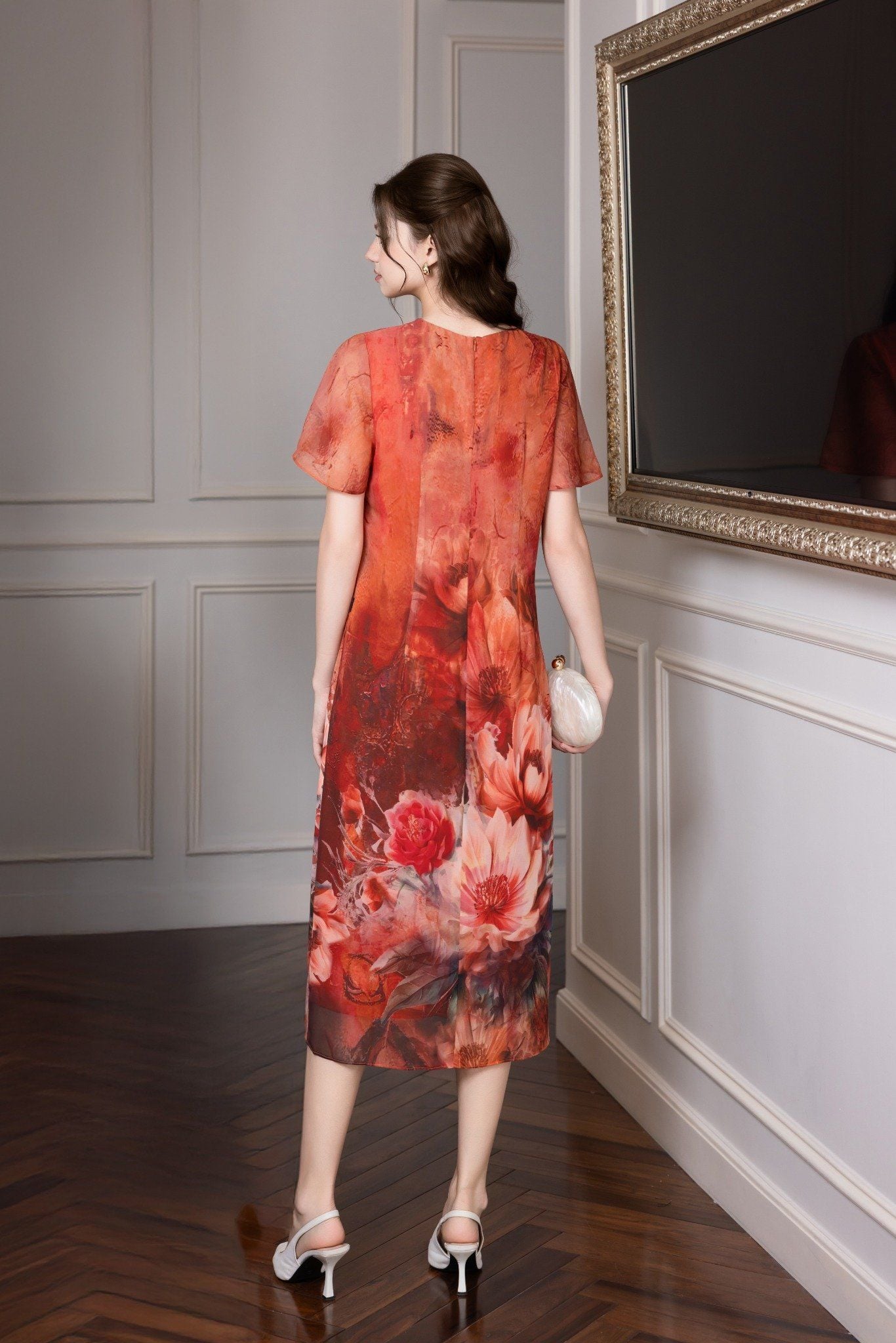 ĐẦM SUÔNG HOA D04132