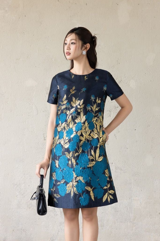  ĐẦM SUÔNG GẤM D05342 