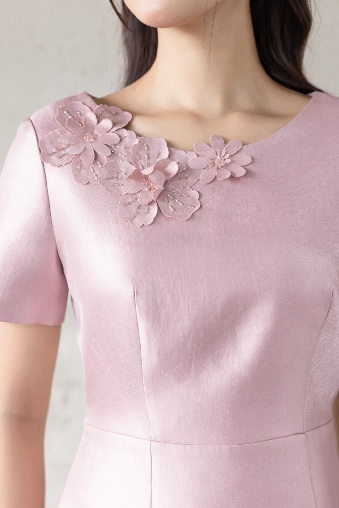  keonhacai HỒNG ĐÍNH HOA NỔI D05412 
