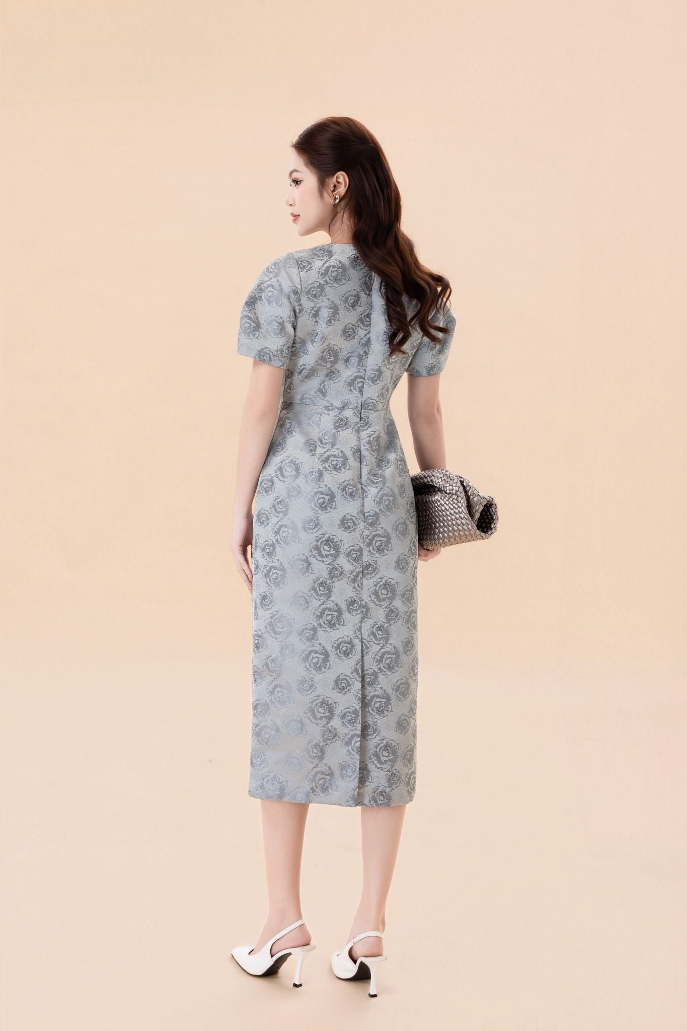 ĐẦM HOA TAY BỒNG D06752