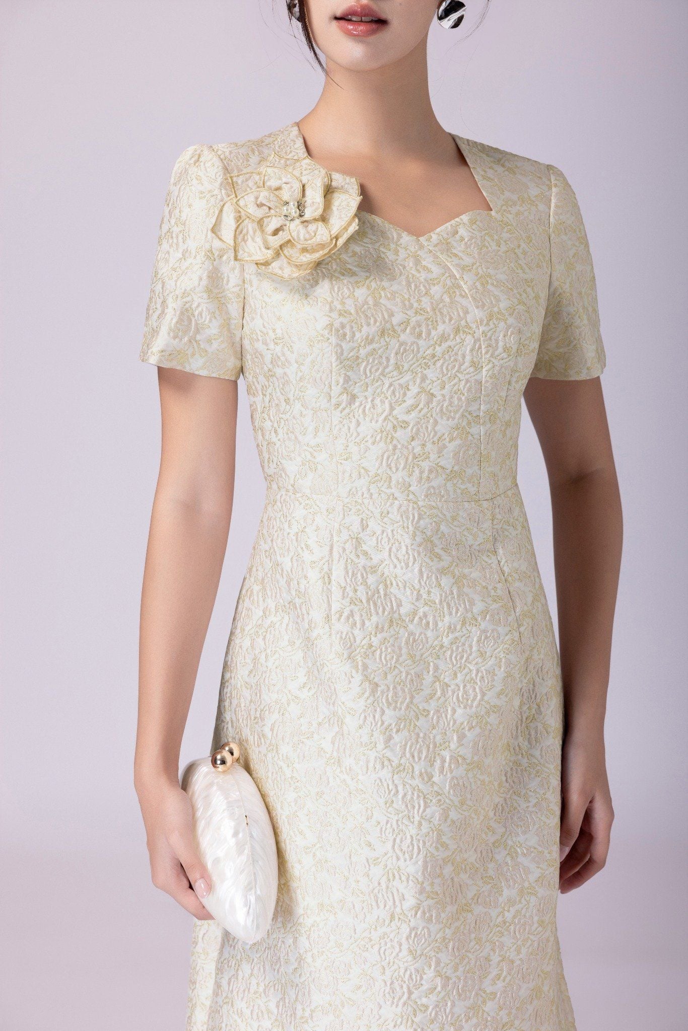 ĐẦM GẤM HOA D06772